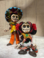 Day-of-the-Dead Couple - Marionette Puppets