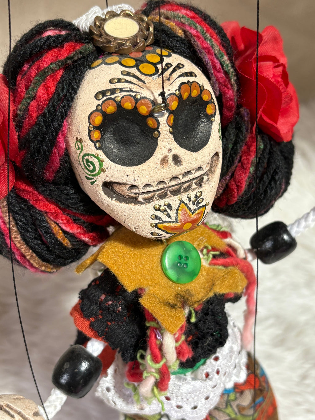 Day-of-the-Dead Couple - Marionette Puppets