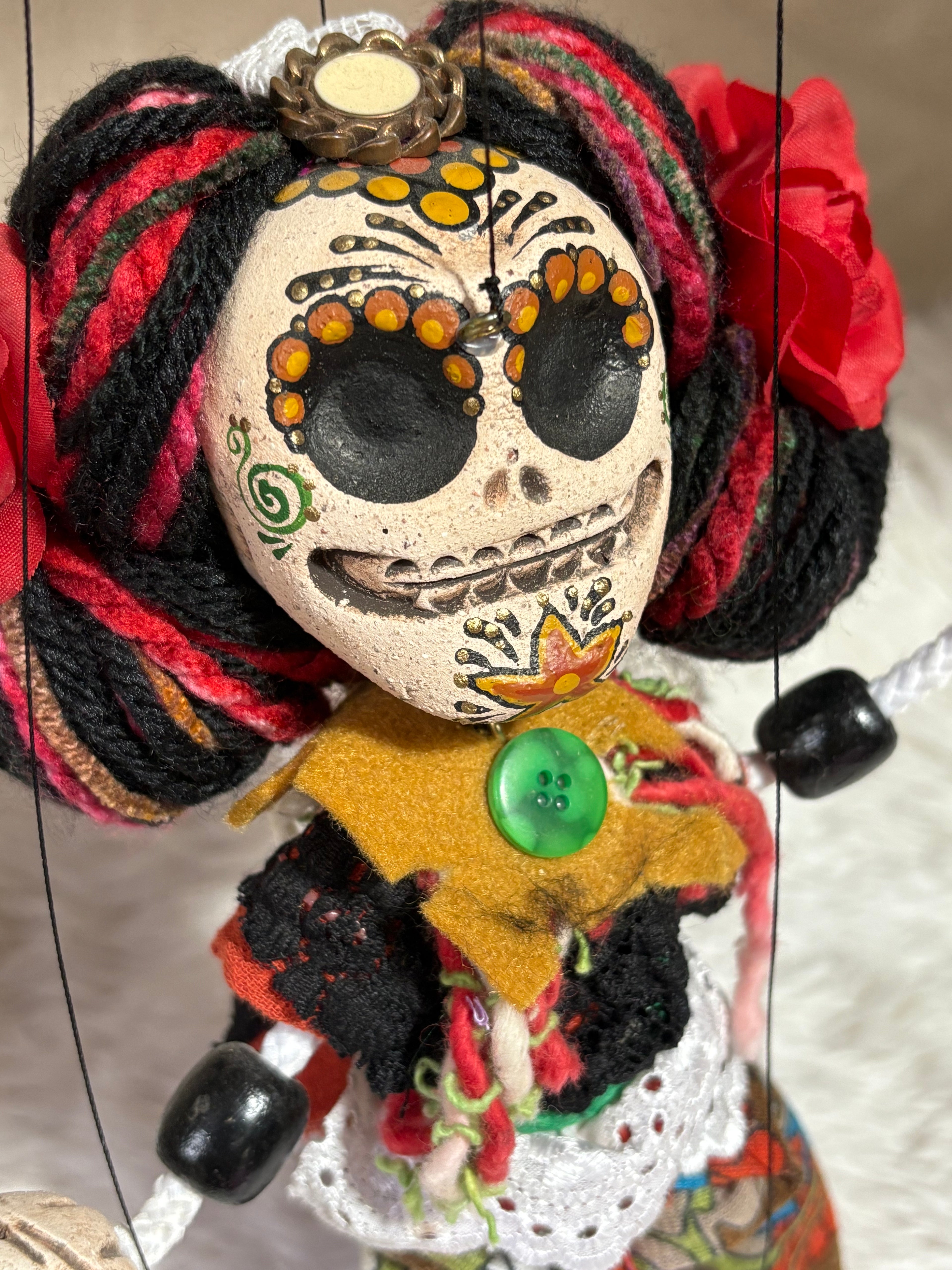Day-of-the-Dead Couple - Marionette Puppets