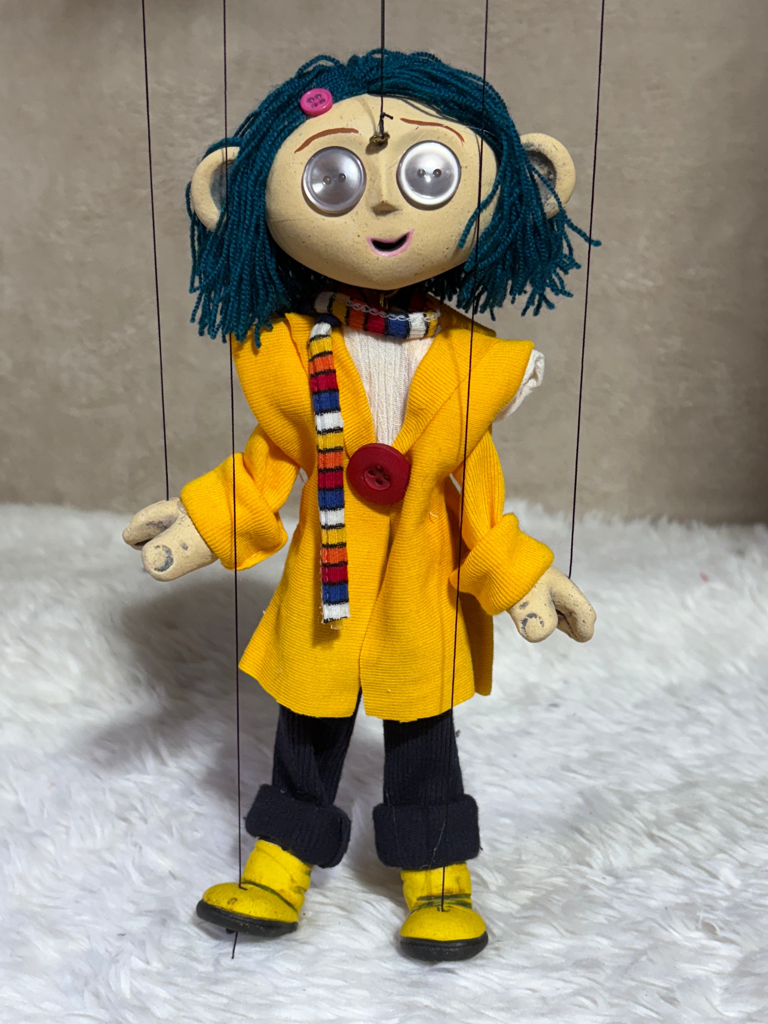 Coraline: Button Eyes Marionette Puppet