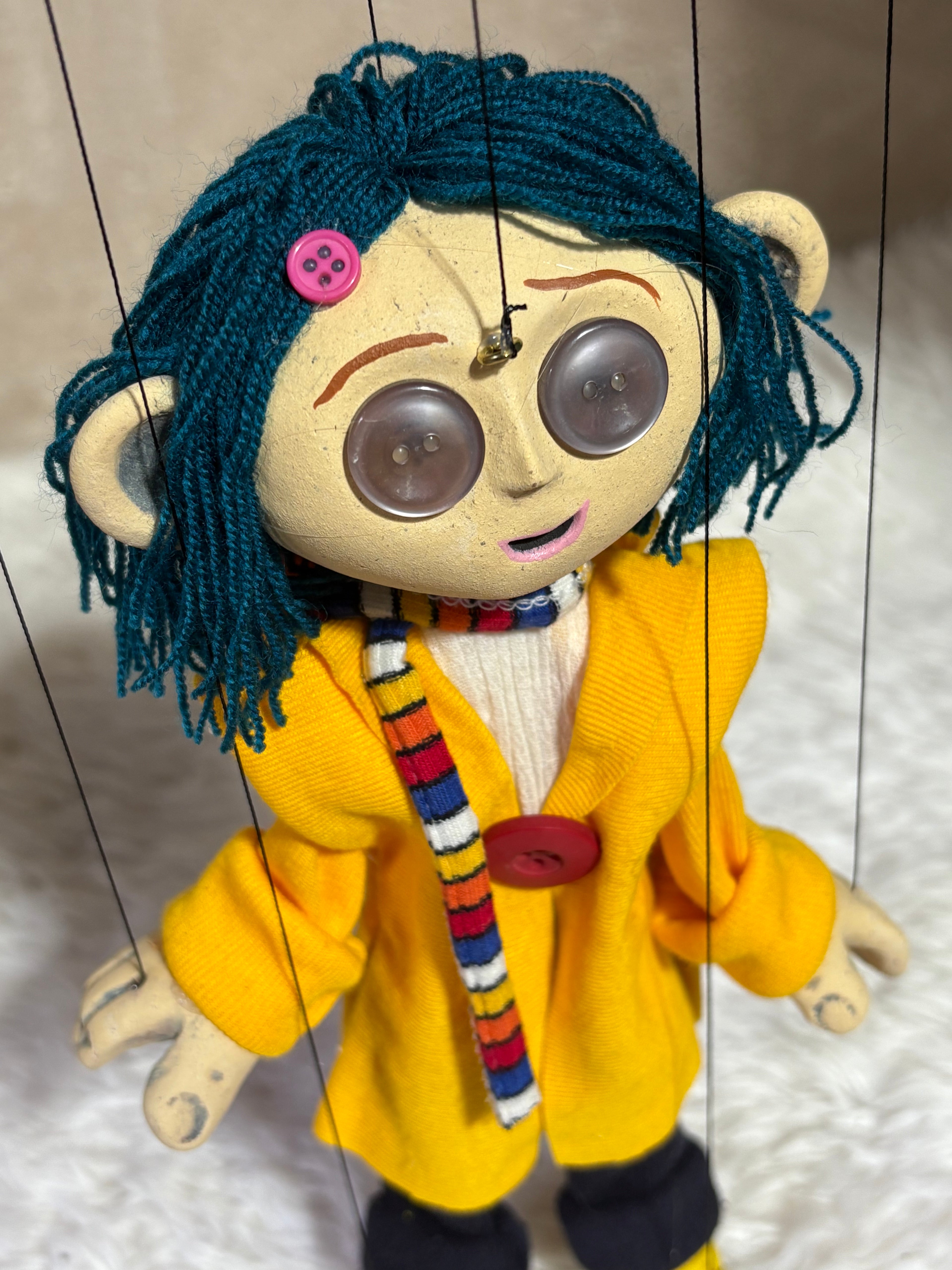 Coraline: Button Eyes Marionette Puppet