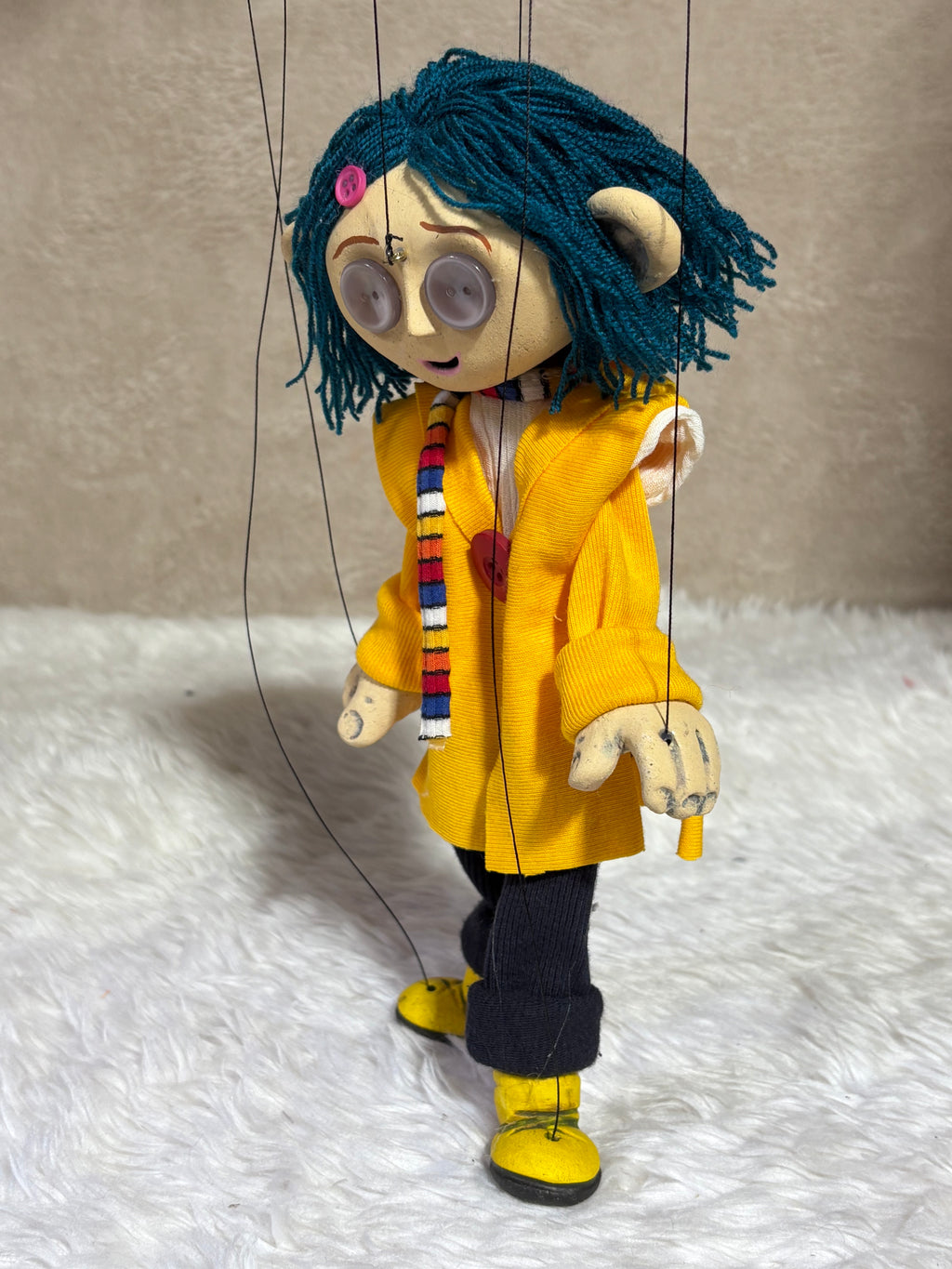 Coraline: Button Eyes Marionette Puppet