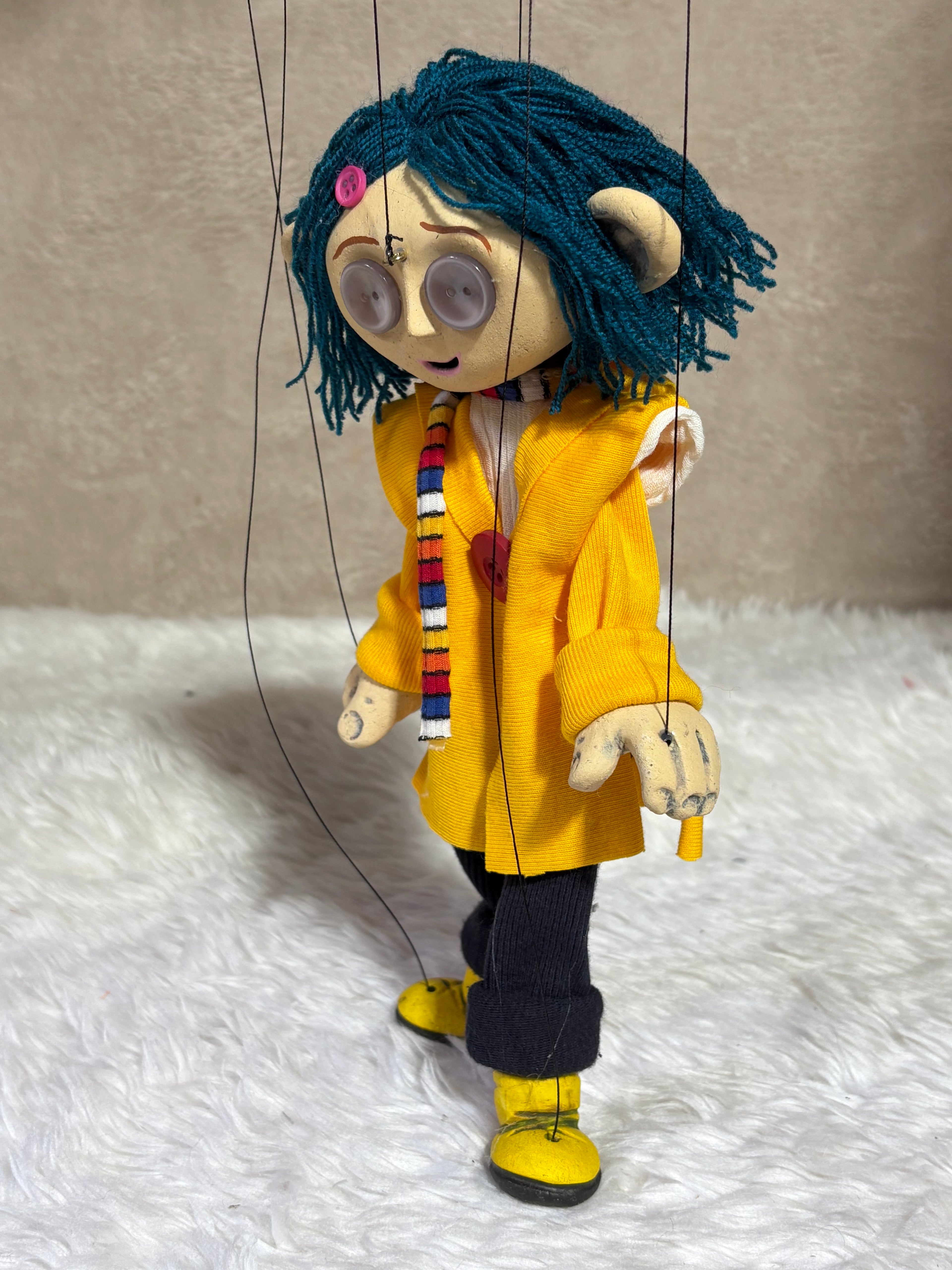 Coraline: Button Eyes Marionette Puppet