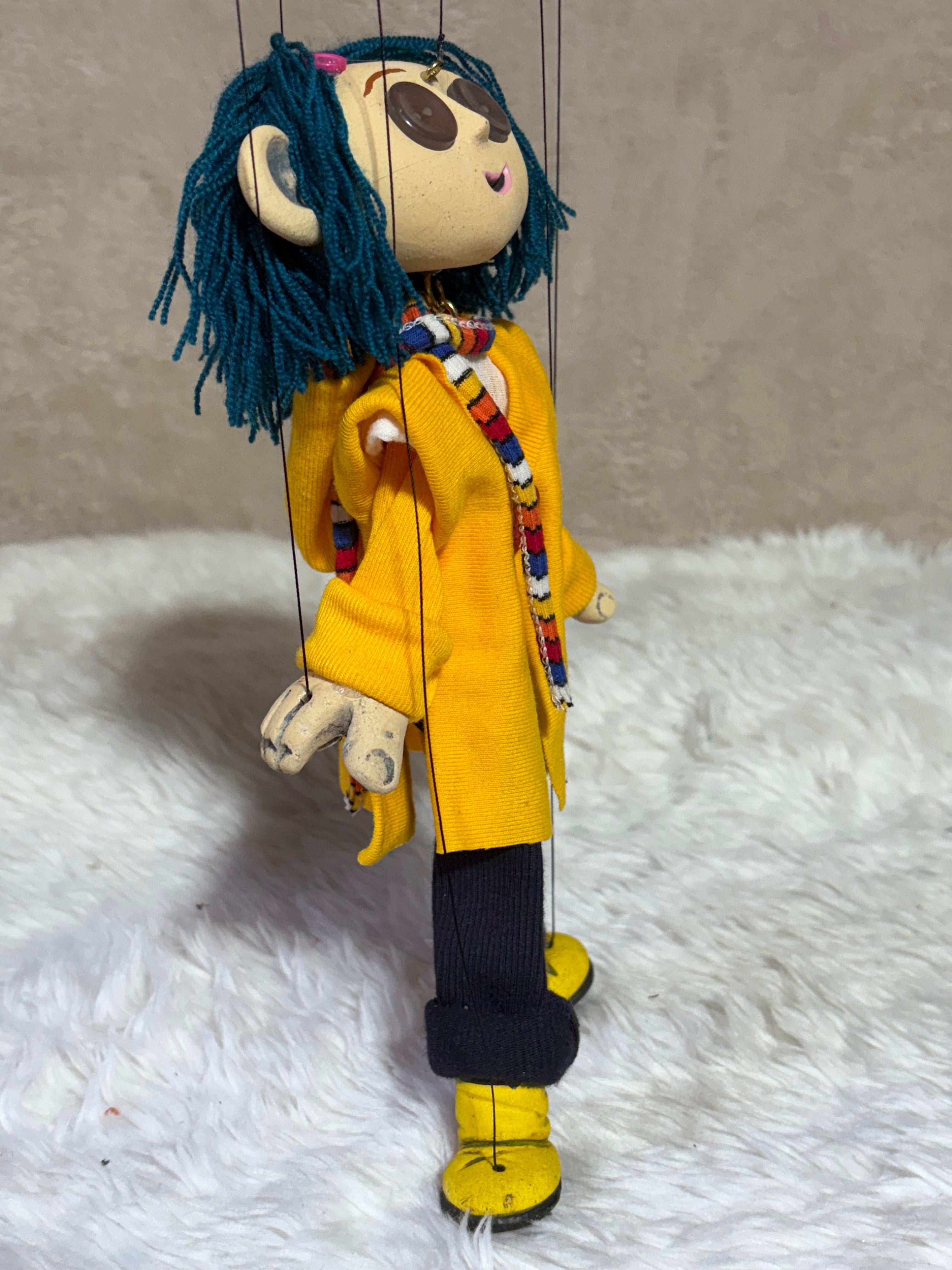 Coraline: Button Eyes Marionette Puppet