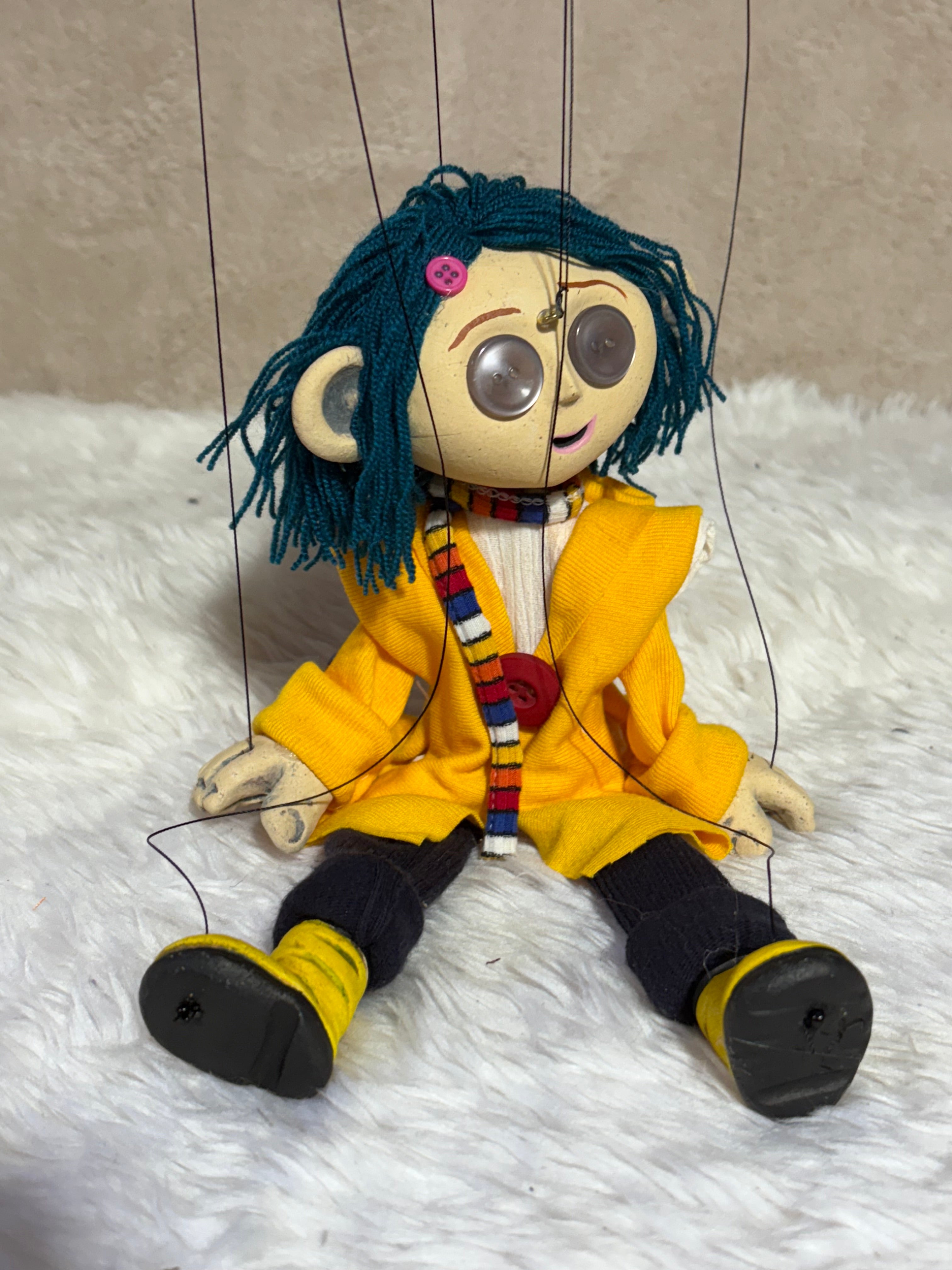 Coraline: Button Eyes Marionette Puppet