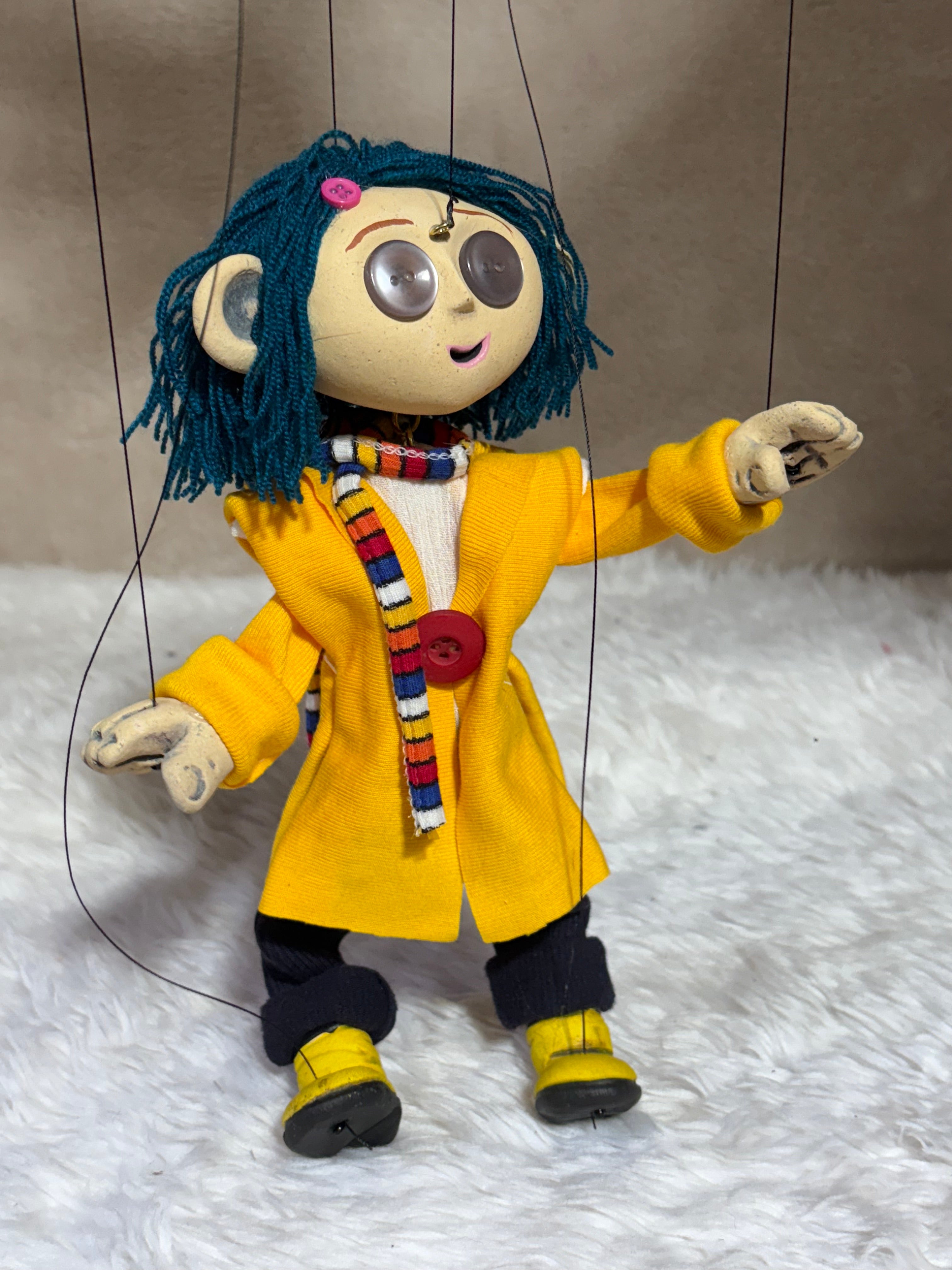 Coraline: Button Eyes Marionette Puppet