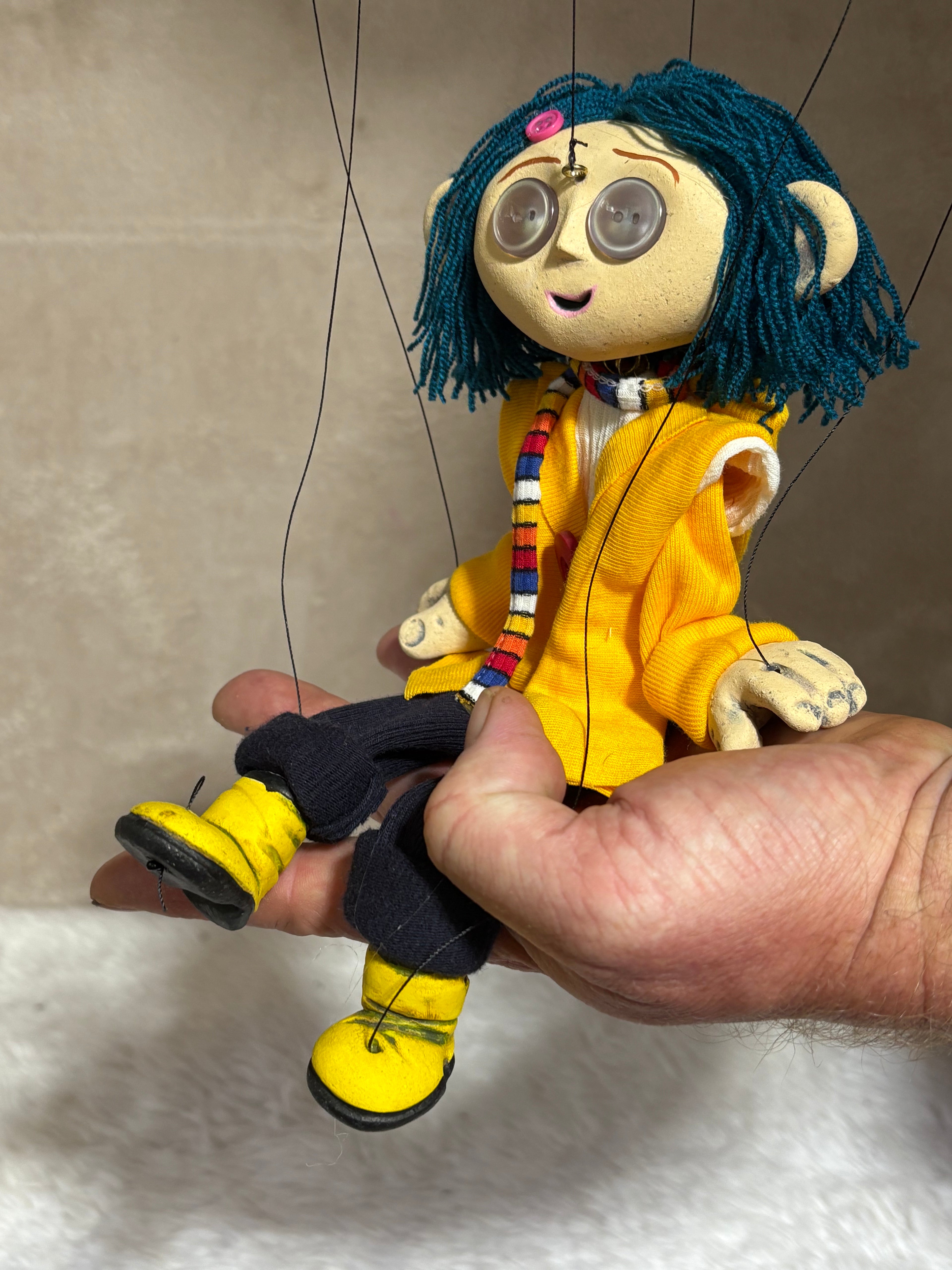 Coraline: Button Eyes Marionette Puppet