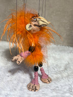 Orange Firey - Labyrinth Marionette Puppet