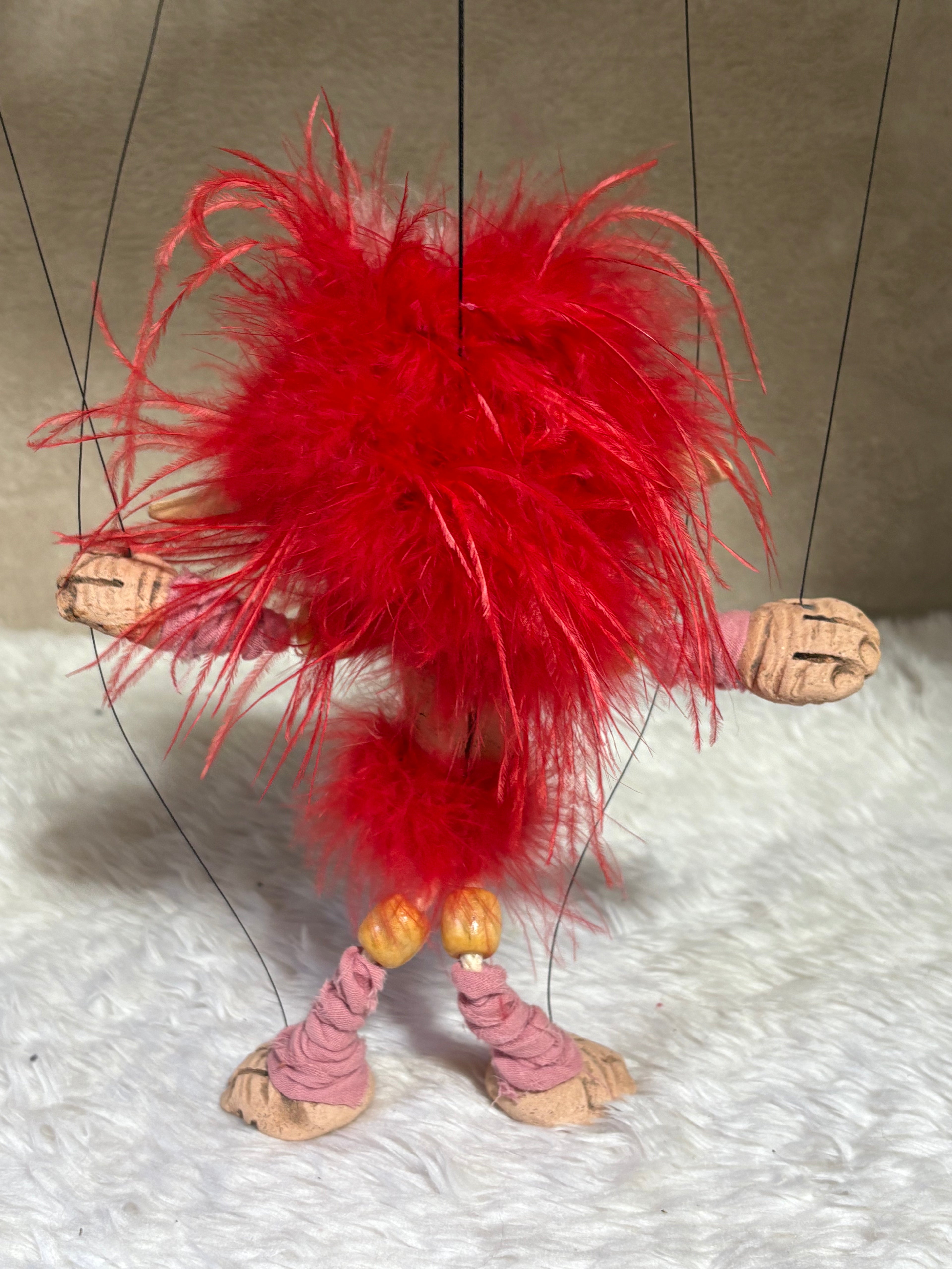 Red Firey - Labyrinth Marionette Puppet