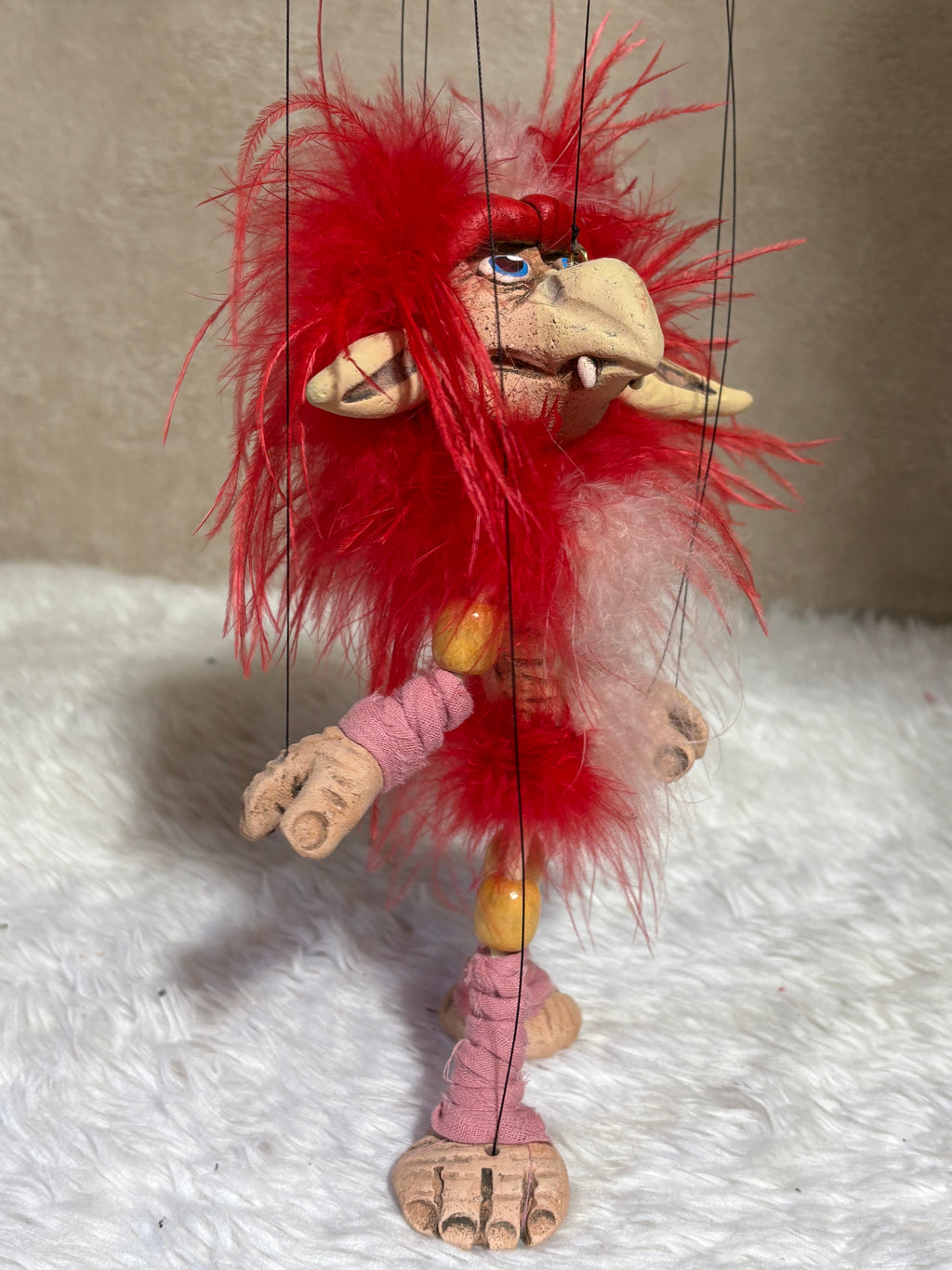 Red Firey - Labyrinth Marionette Puppet
