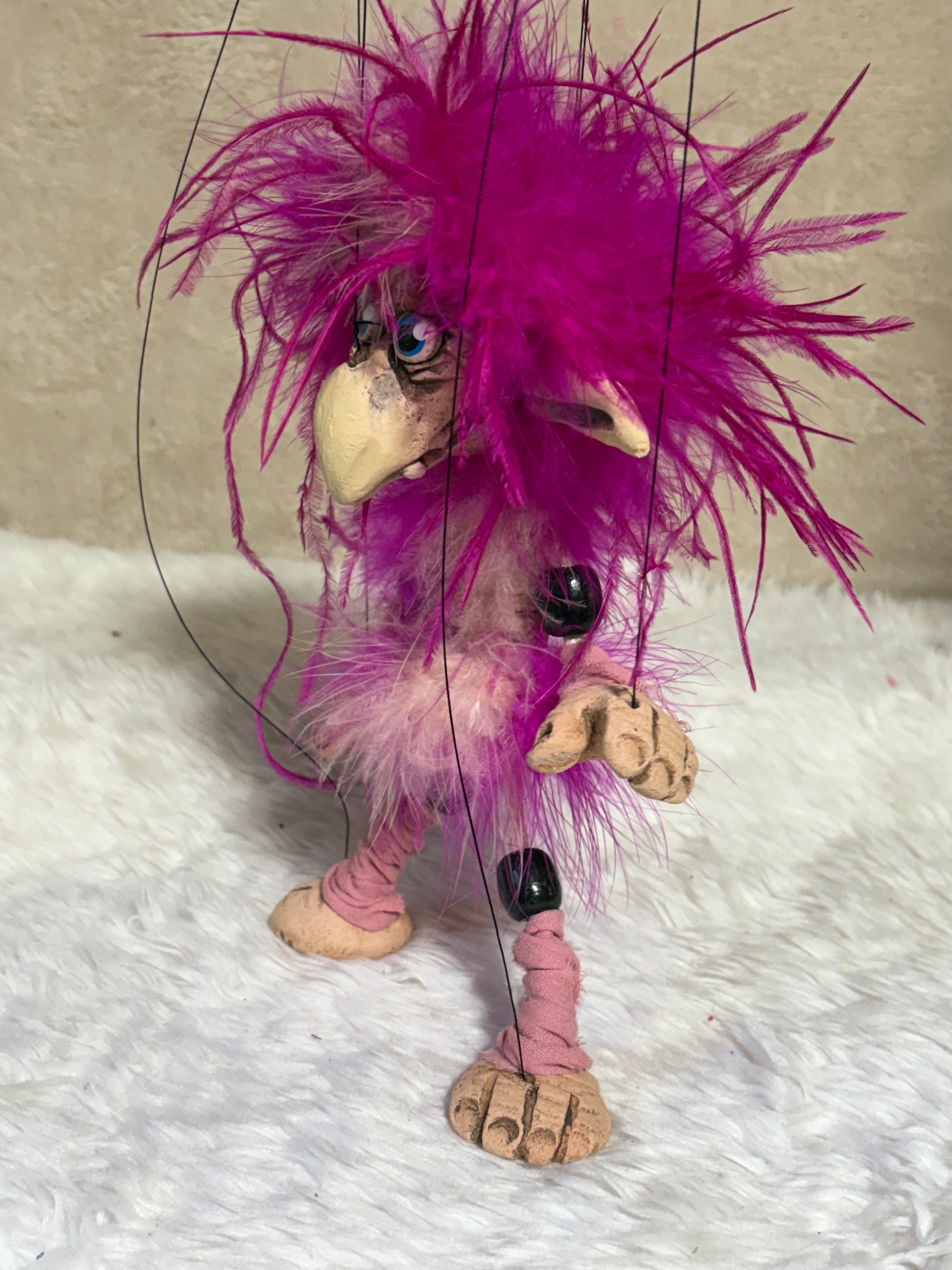 Pink Firey - Labyrinth Marionette Puppet