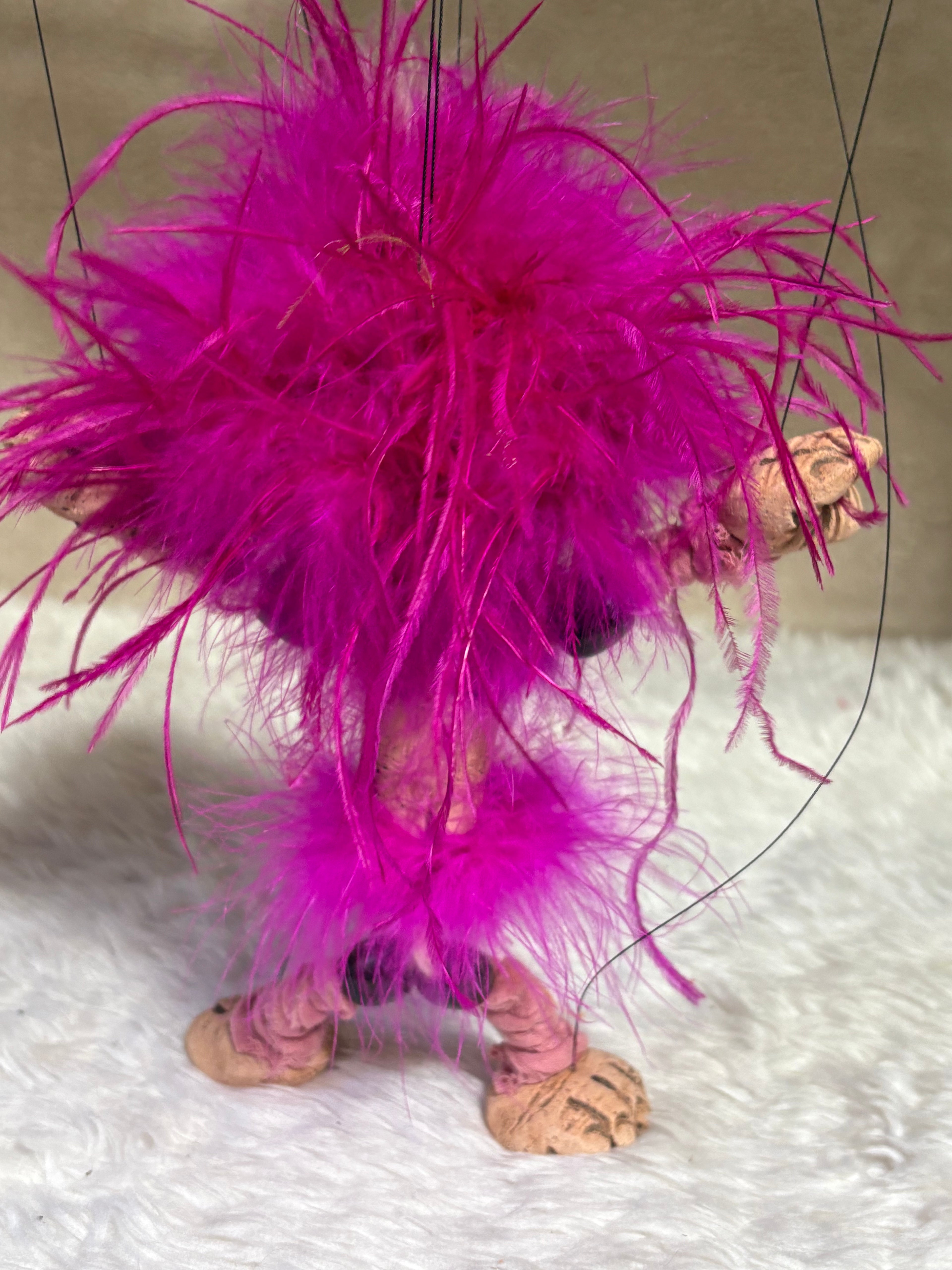 Pink Firey - Labyrinth Marionette Puppet
