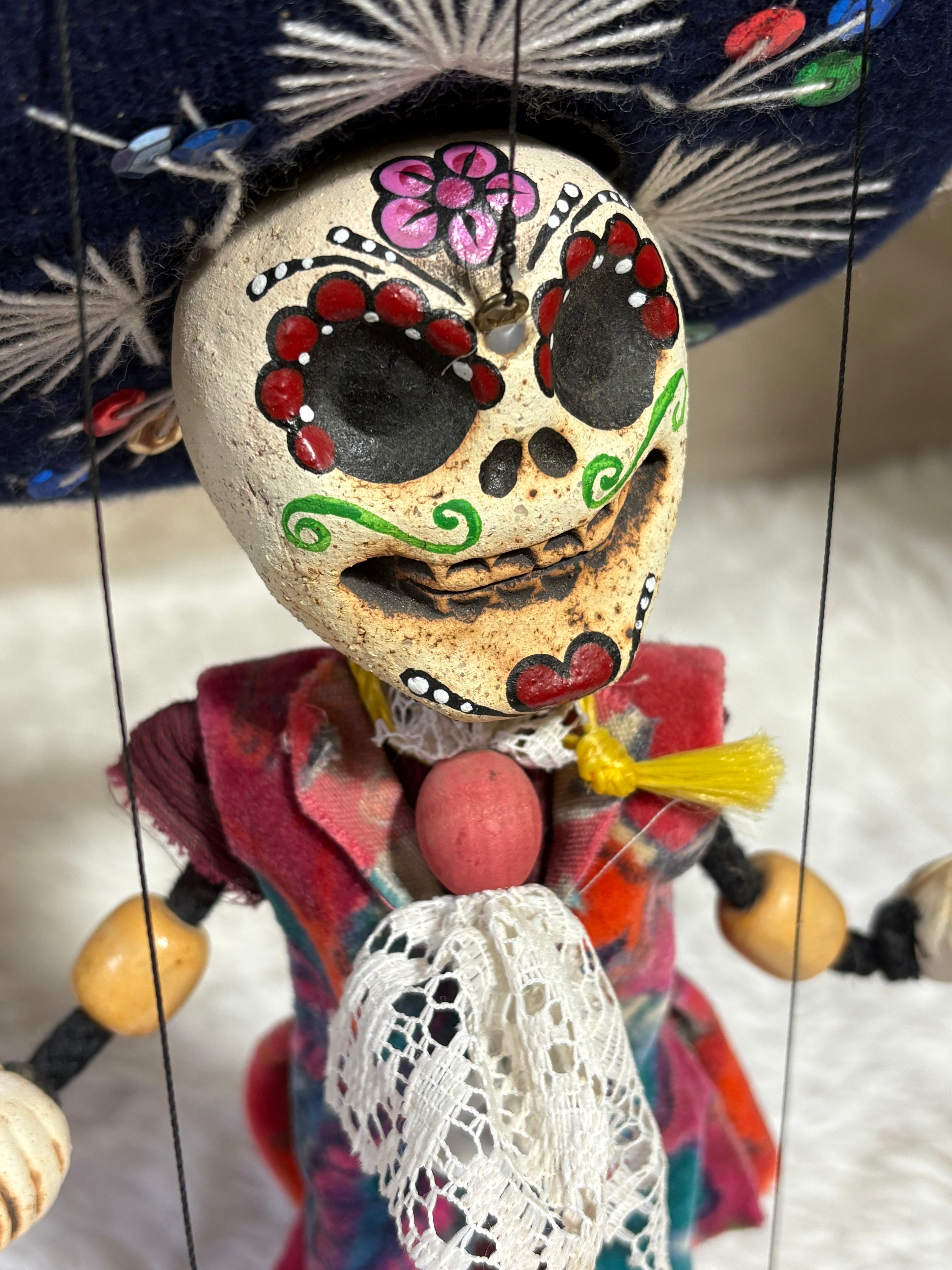 Day-of-the-Dead Señor - Marionette Puppet
