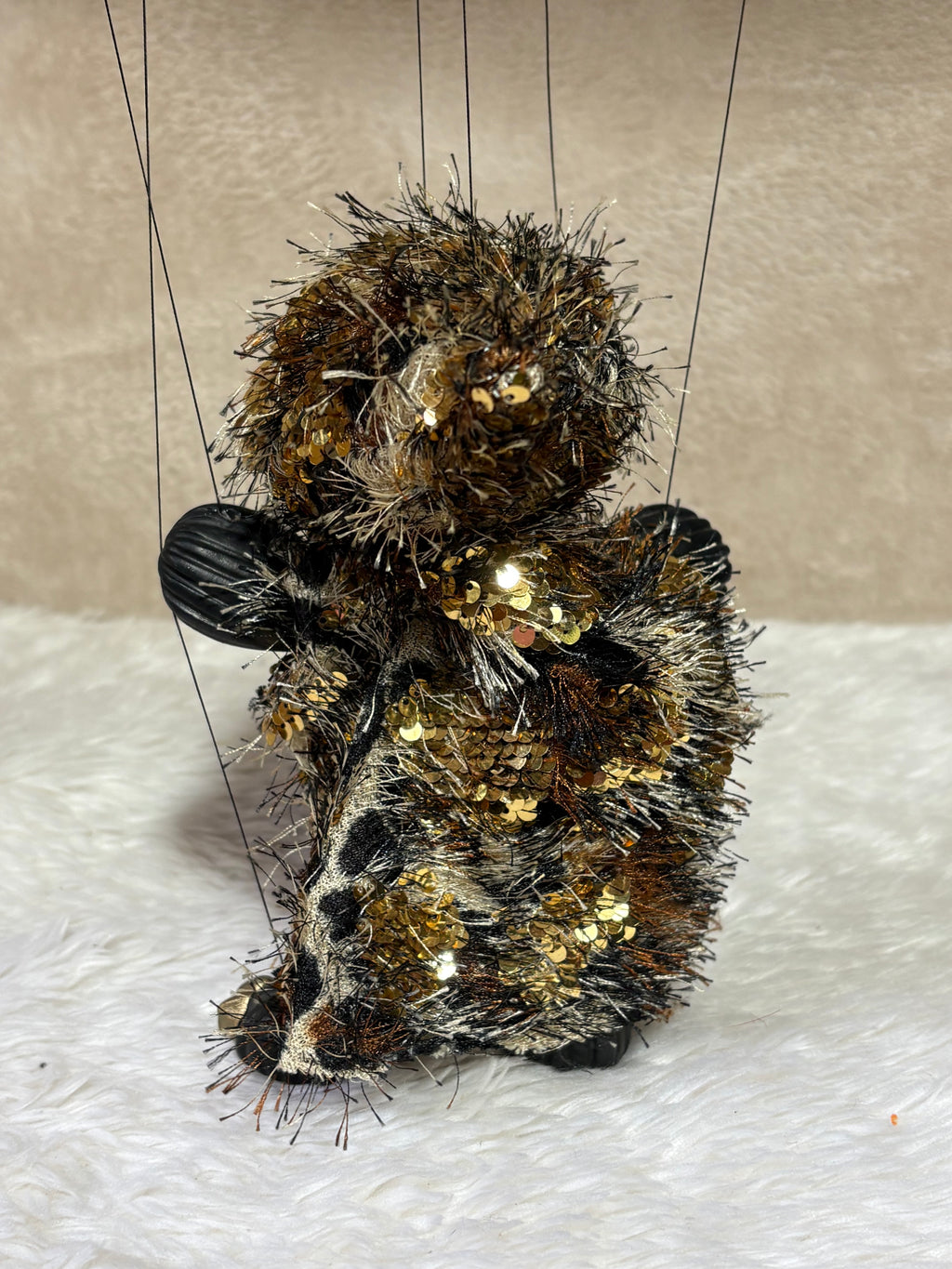 Dark Owl - Marionette Puppet