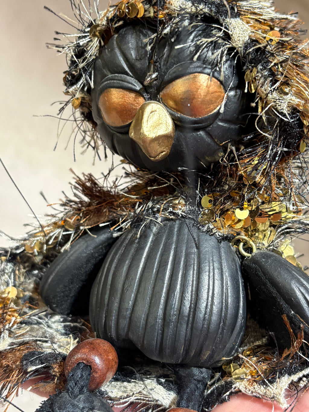 Dark Owl - Marionette Puppet