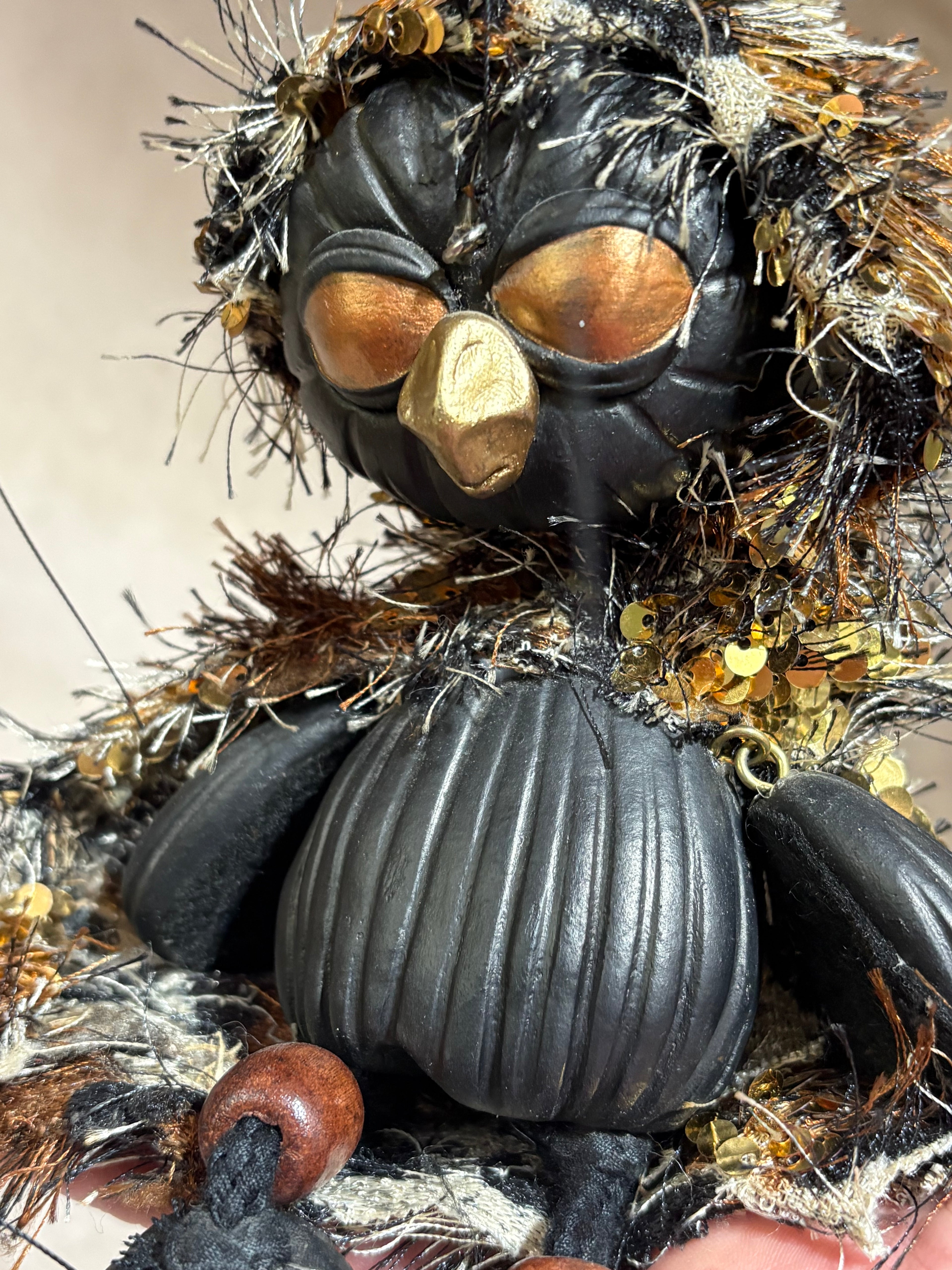 Dark Owl - Marionette Puppet