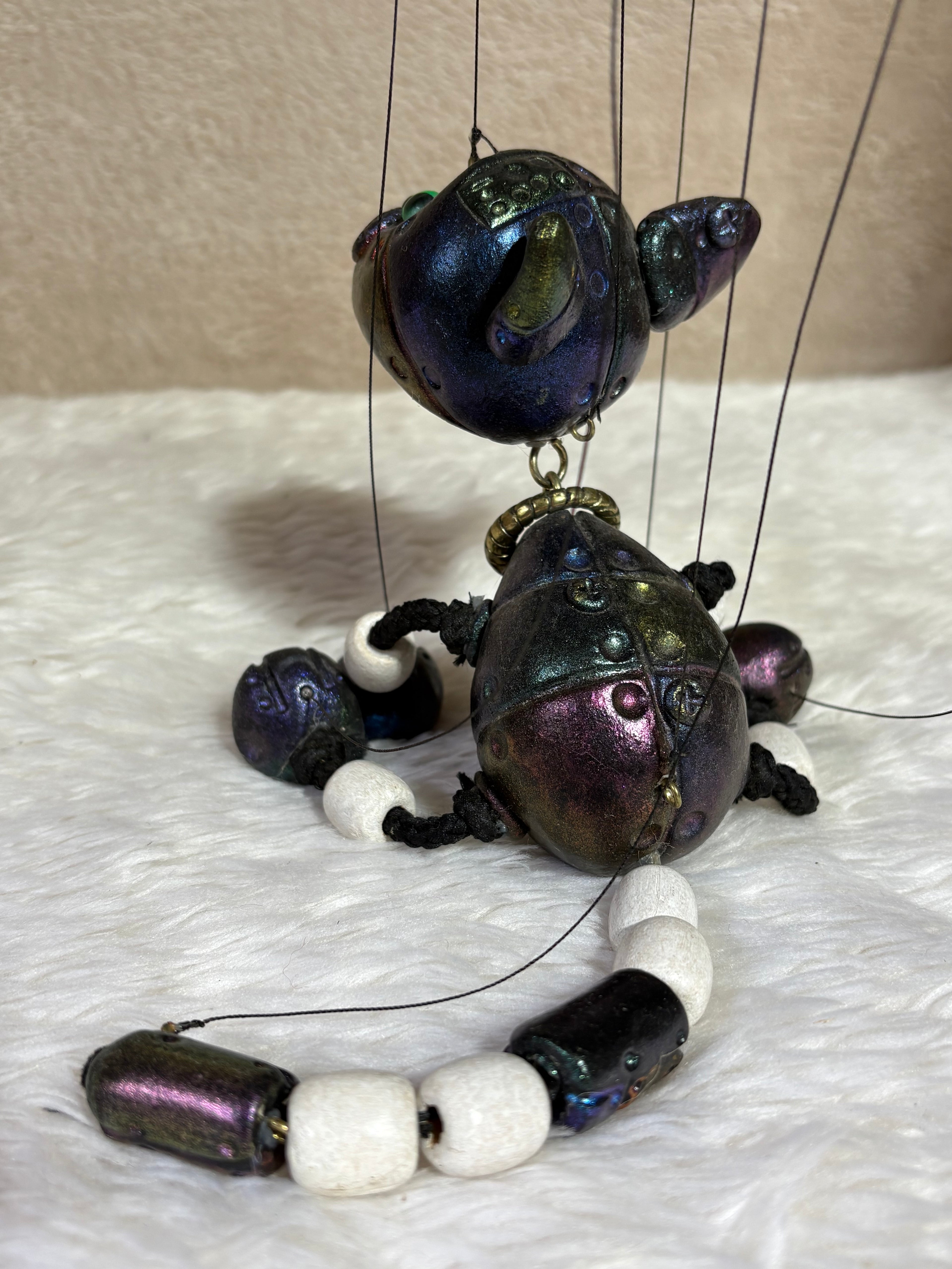 Robo Kitty Marionette Puppet