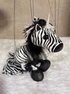 Zebracorn Marionette Puppet
