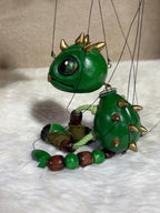 Kyro Emerald Dragon - Marionette Puppet