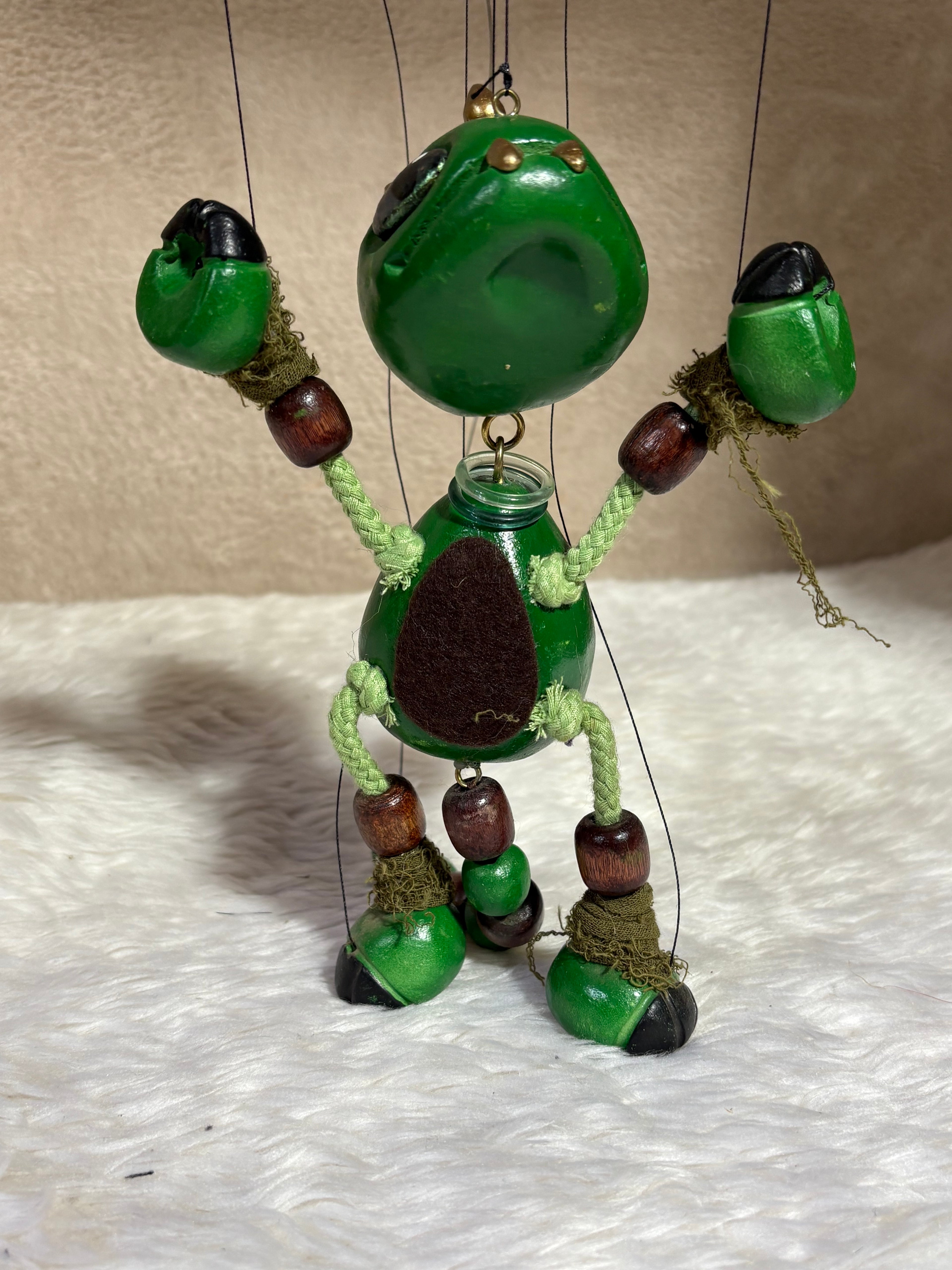 Kyro Emerald Dragon - Marionette Puppet