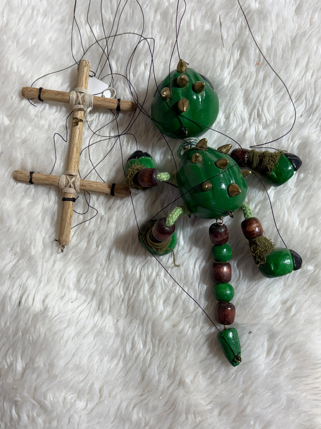 Kyro Emerald Dragon - Marionette Puppet