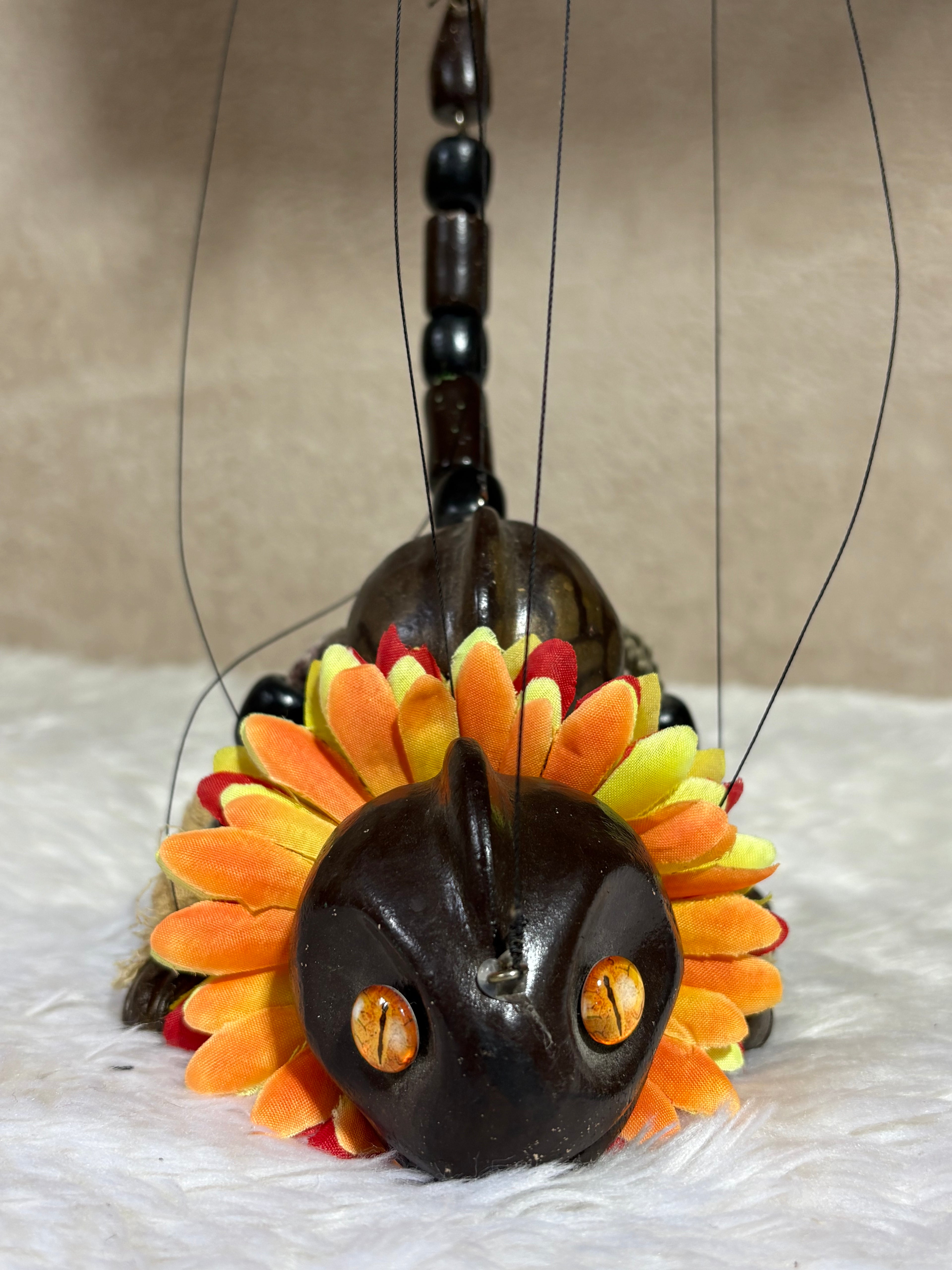 Frilled Neck Lizard- Marionette Puppet