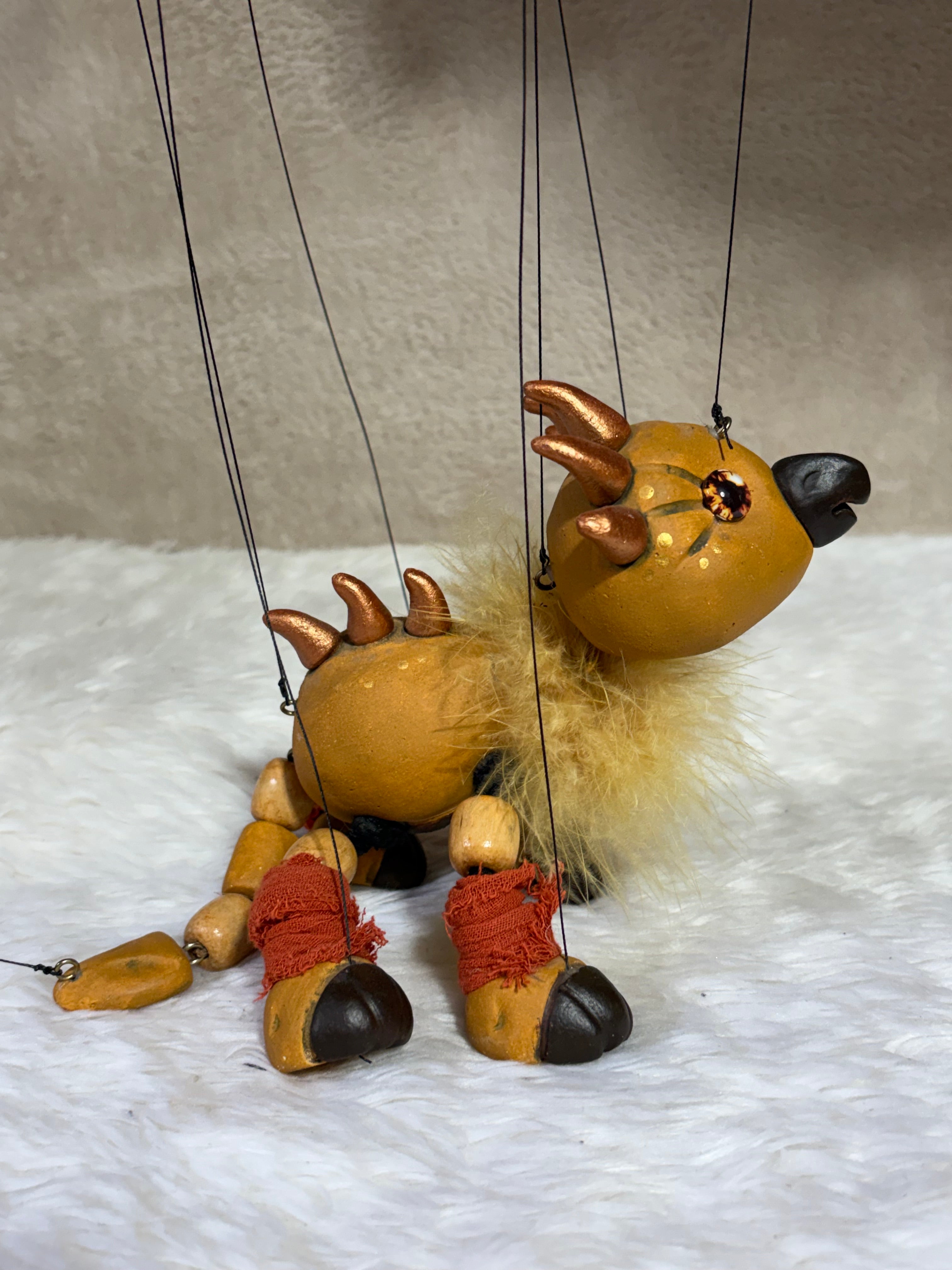 Sunbird Dragon Marionette Puppet