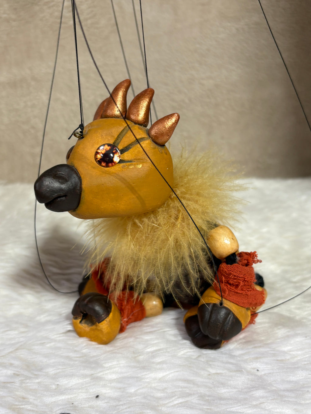 Sunbird Dragon Marionette Puppet