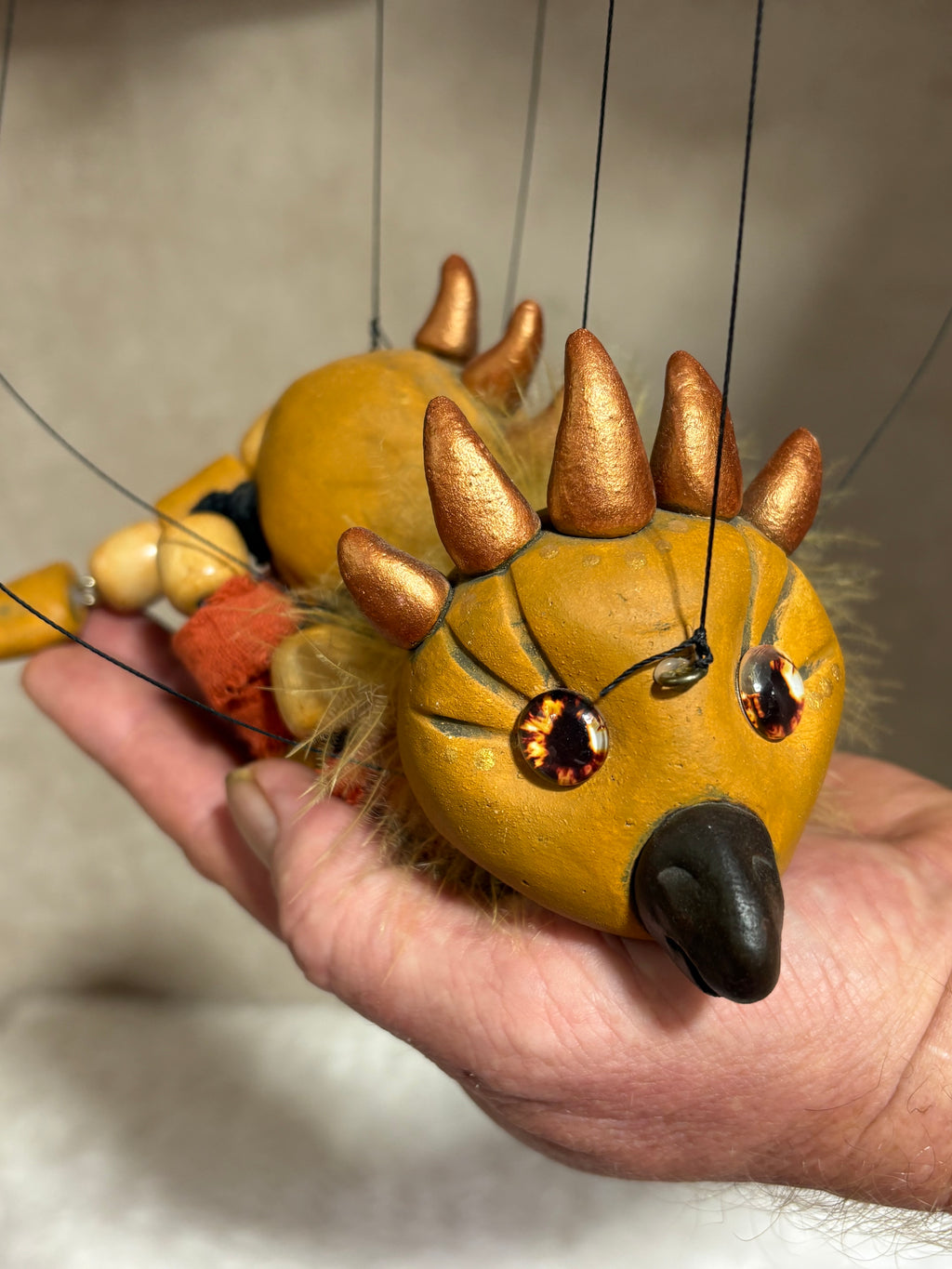 Sunbird Dragon Marionette Puppet