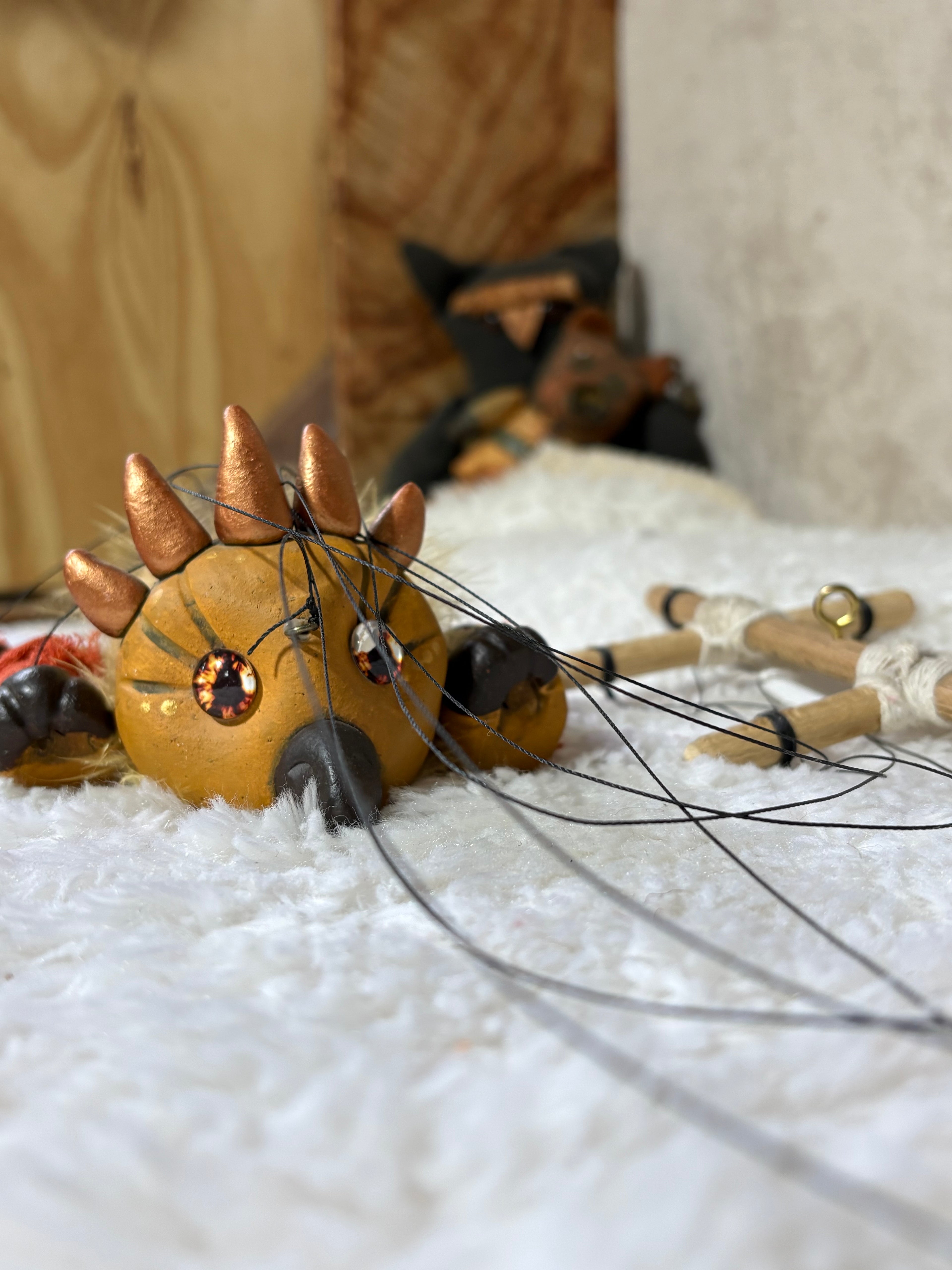 Sunbird Dragon Marionette Puppet
