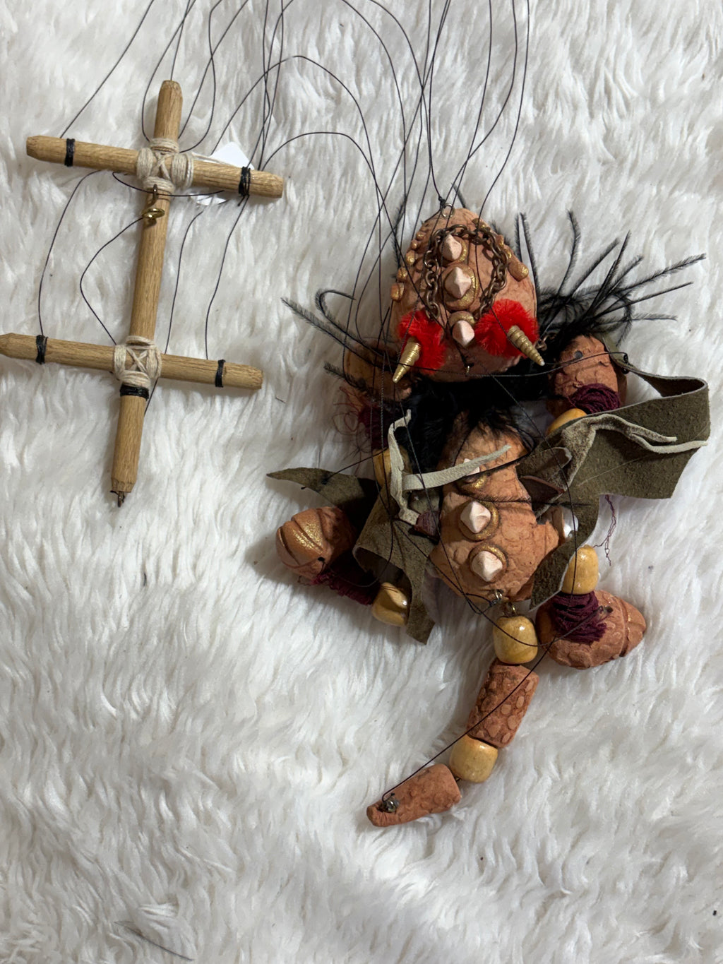 Terracotta Fire Dragon - Marionette Puppet