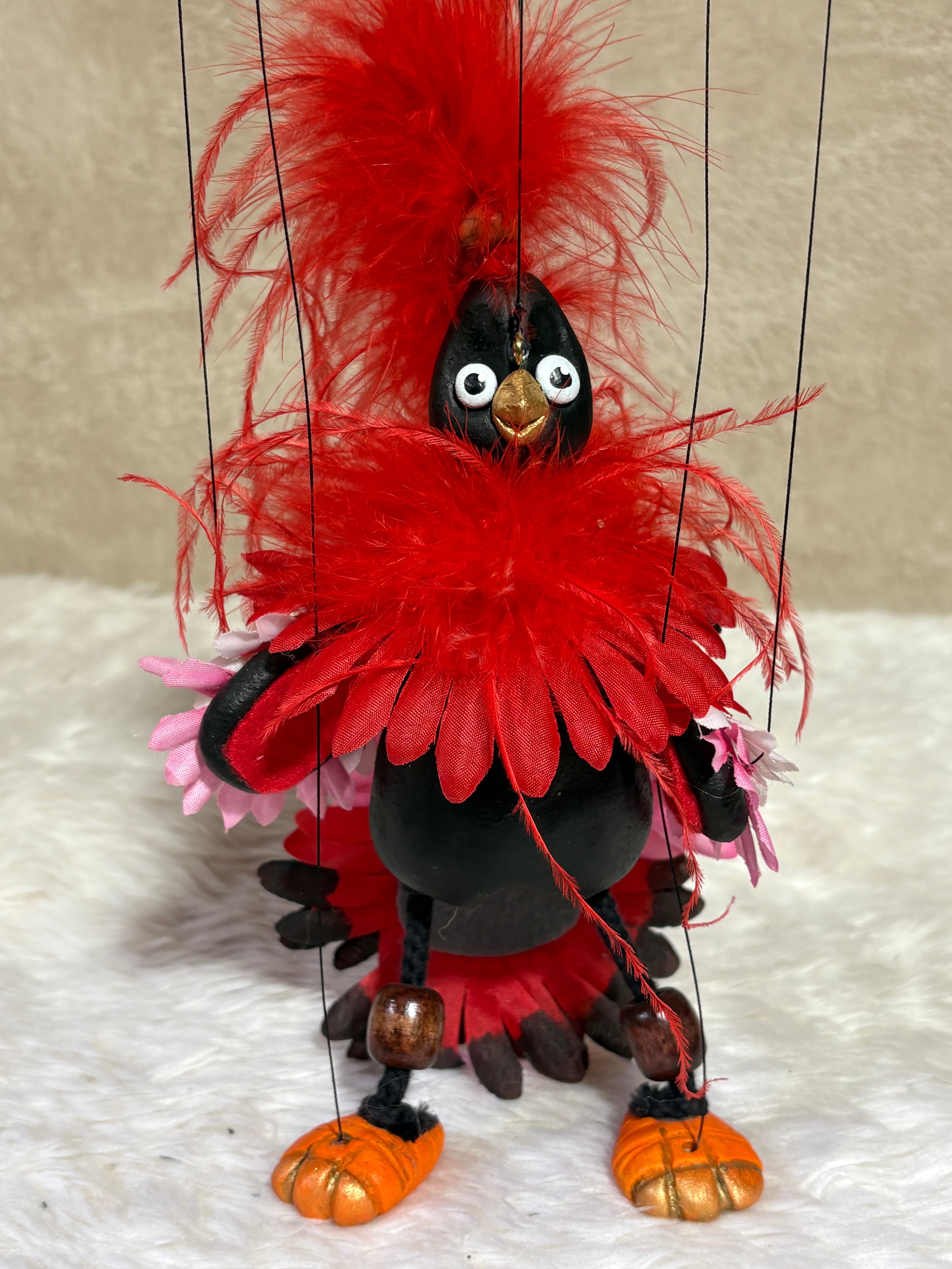 Gerbera Bird - Marionette Puppet