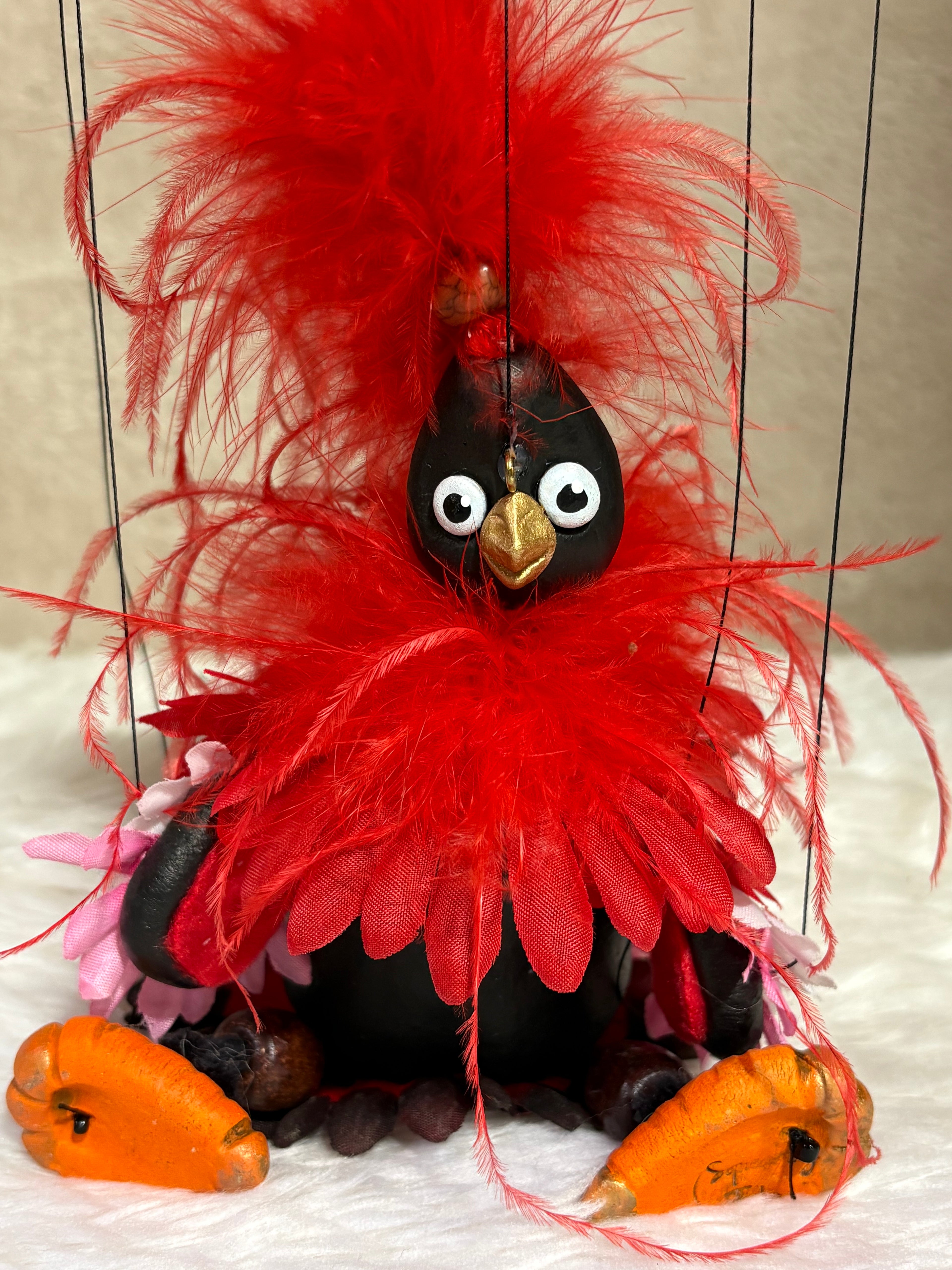 Gerbera Bird - Marionette Puppet