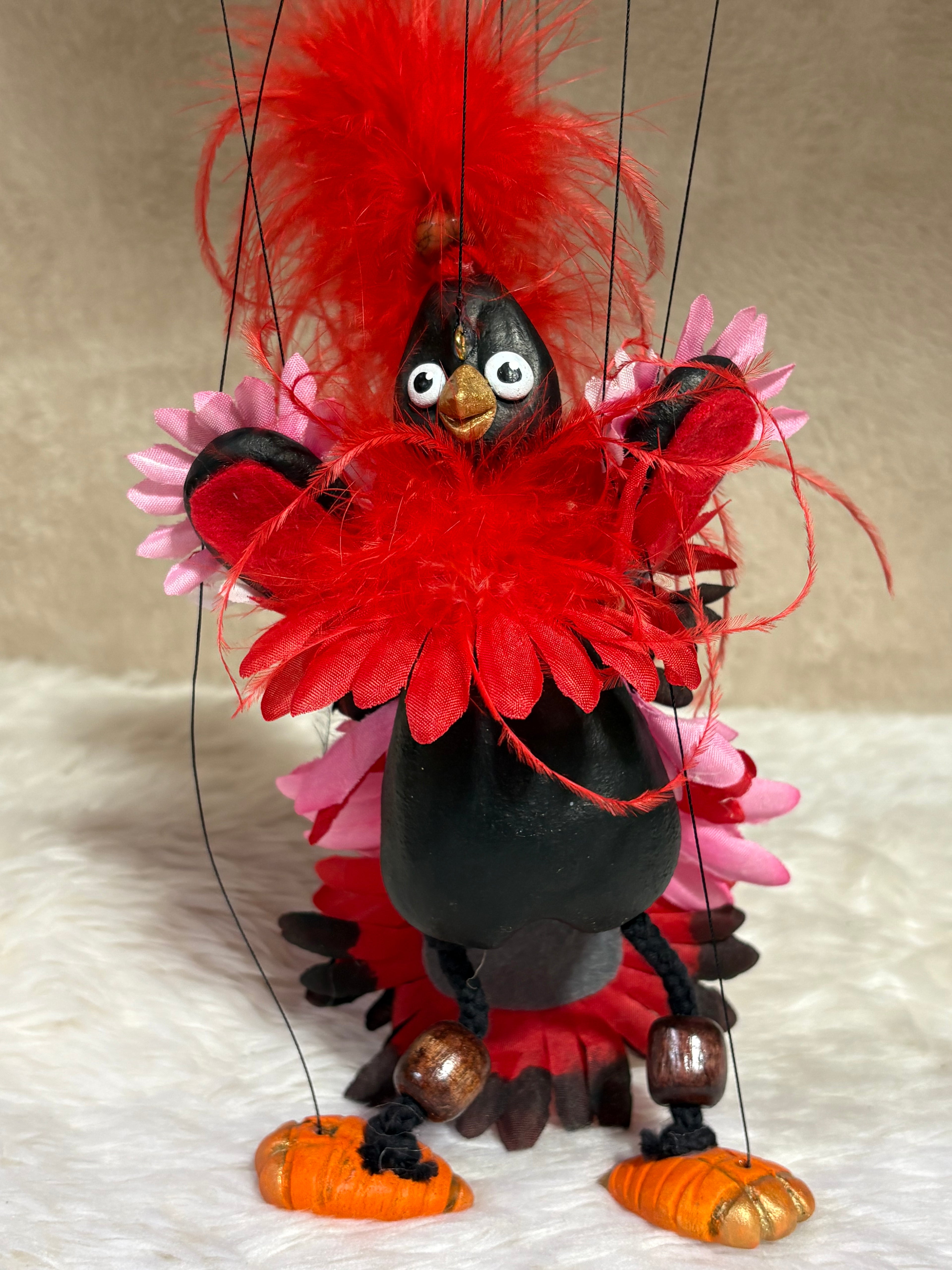 Gerbera Bird - Marionette Puppet