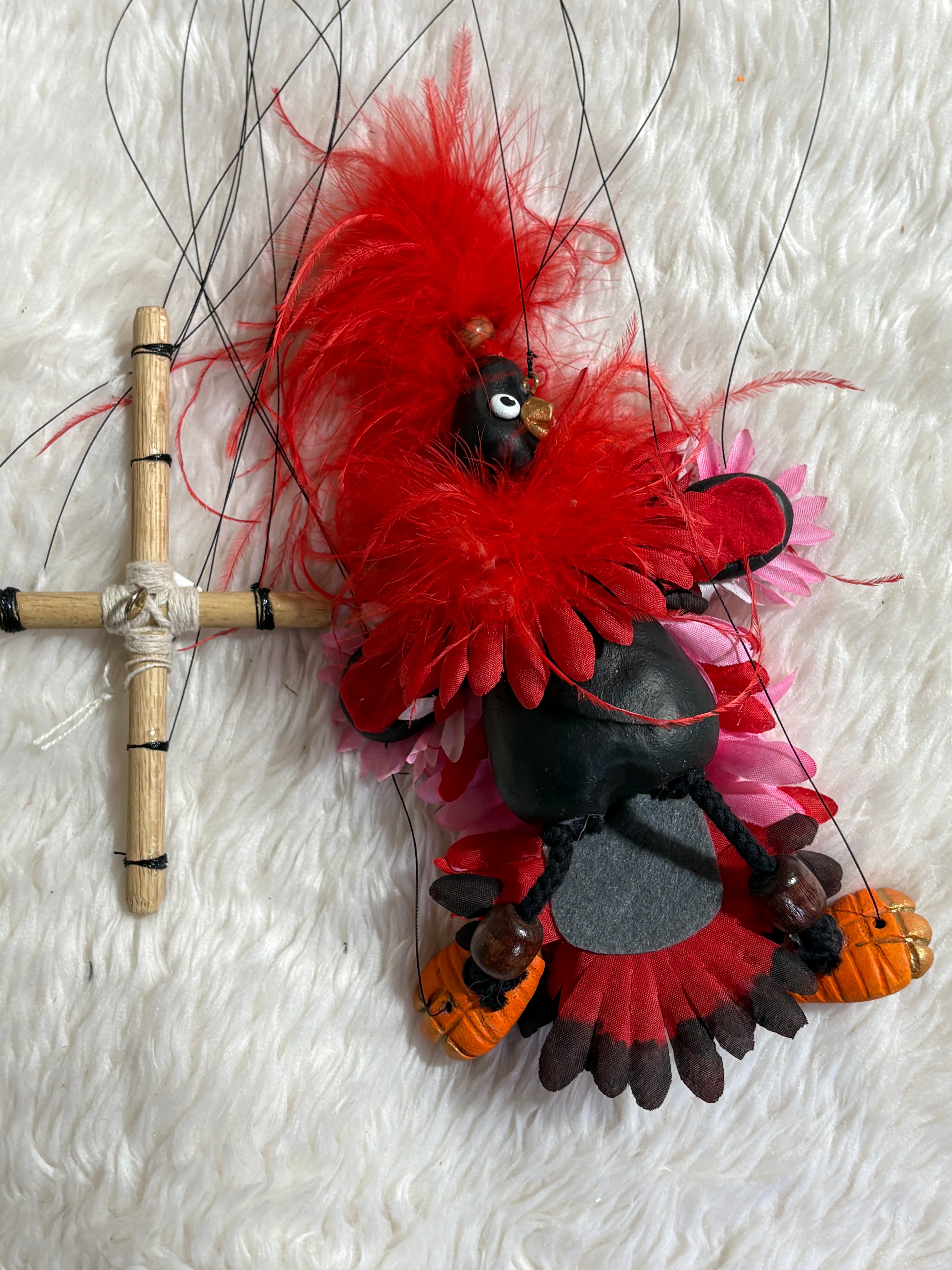 Gerbera Bird - Marionette Puppet