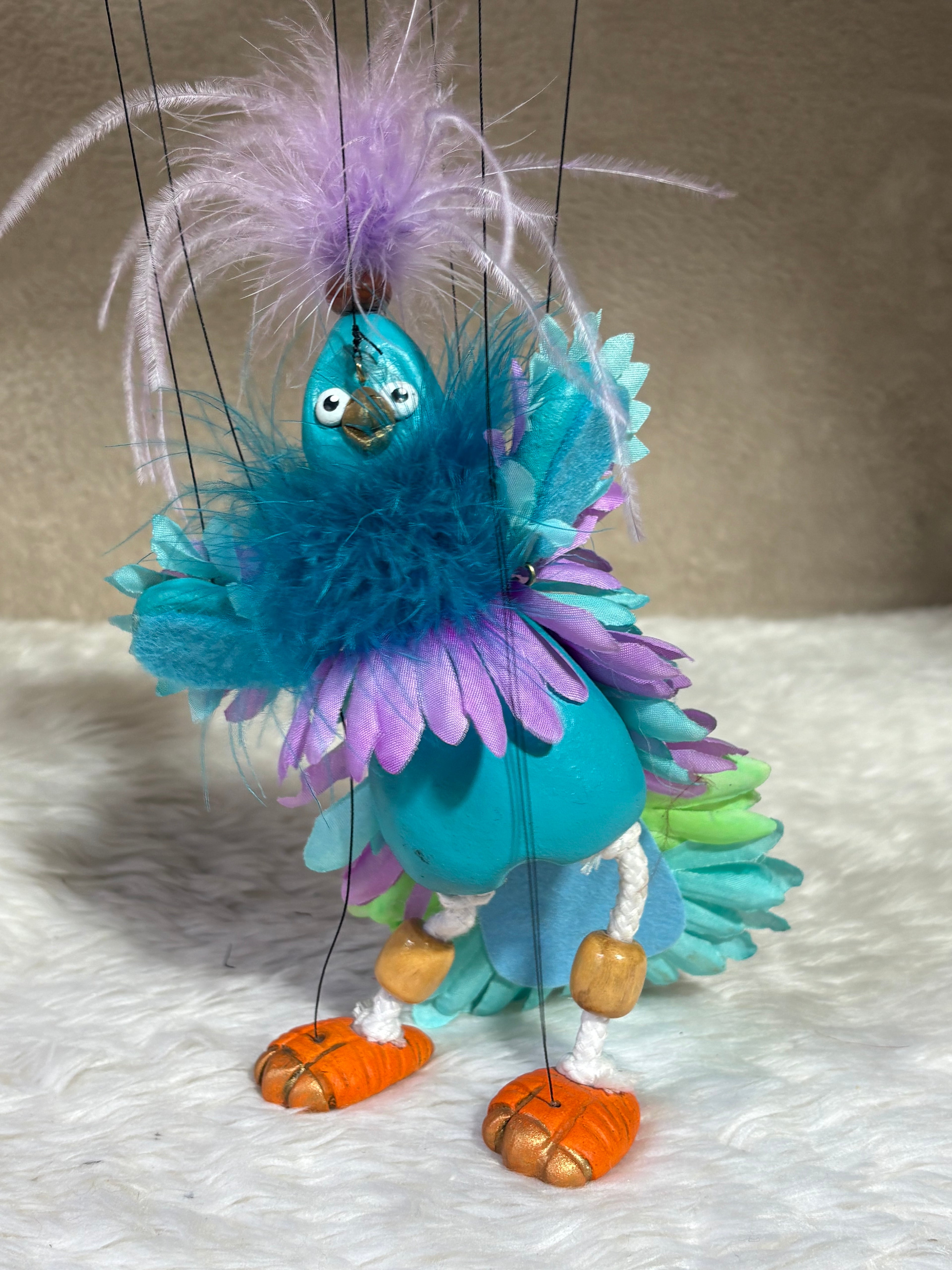 Gerbera Bird - Marionette Puppet