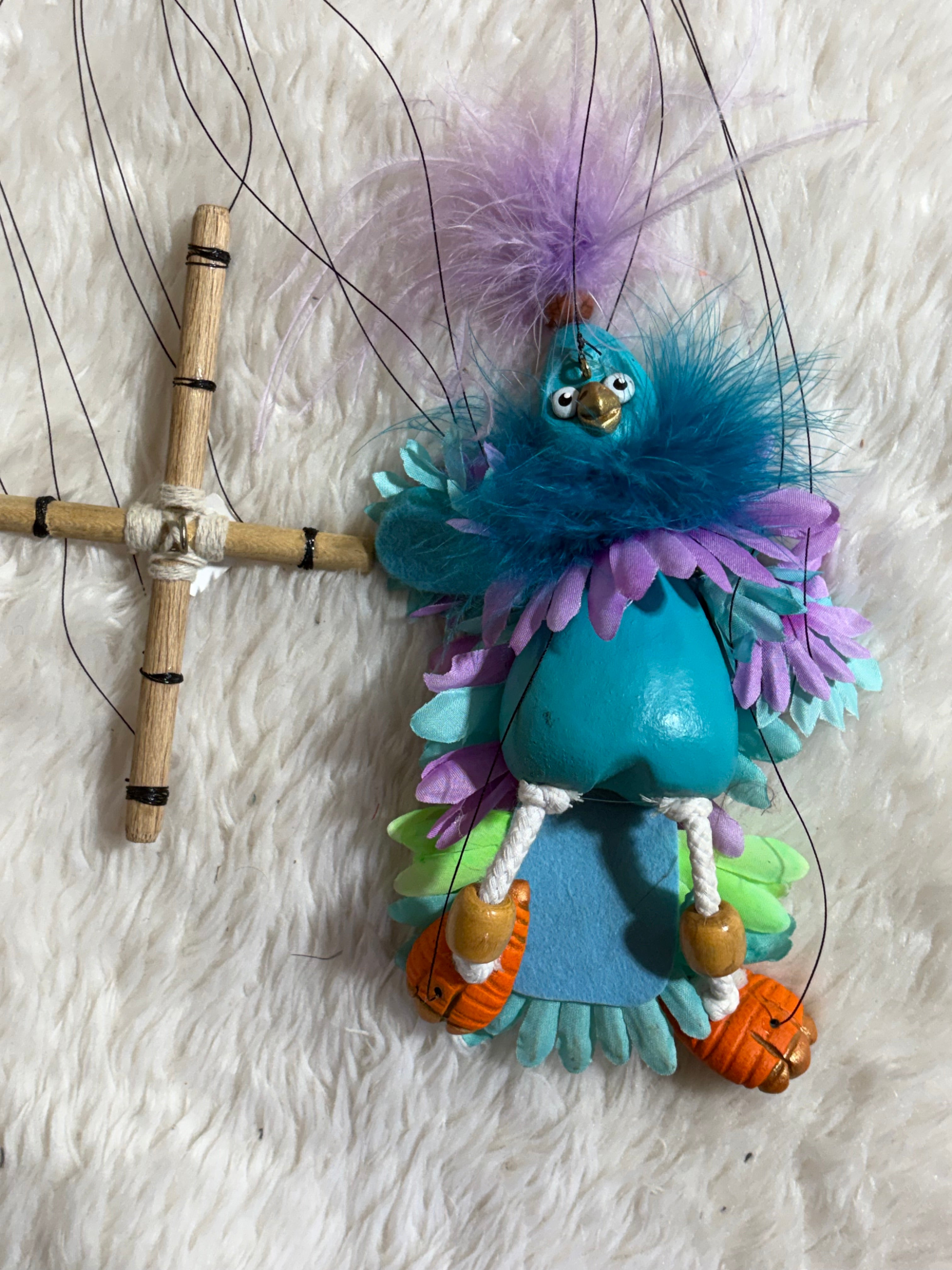 Gerbera Bird - Marionette Puppet
