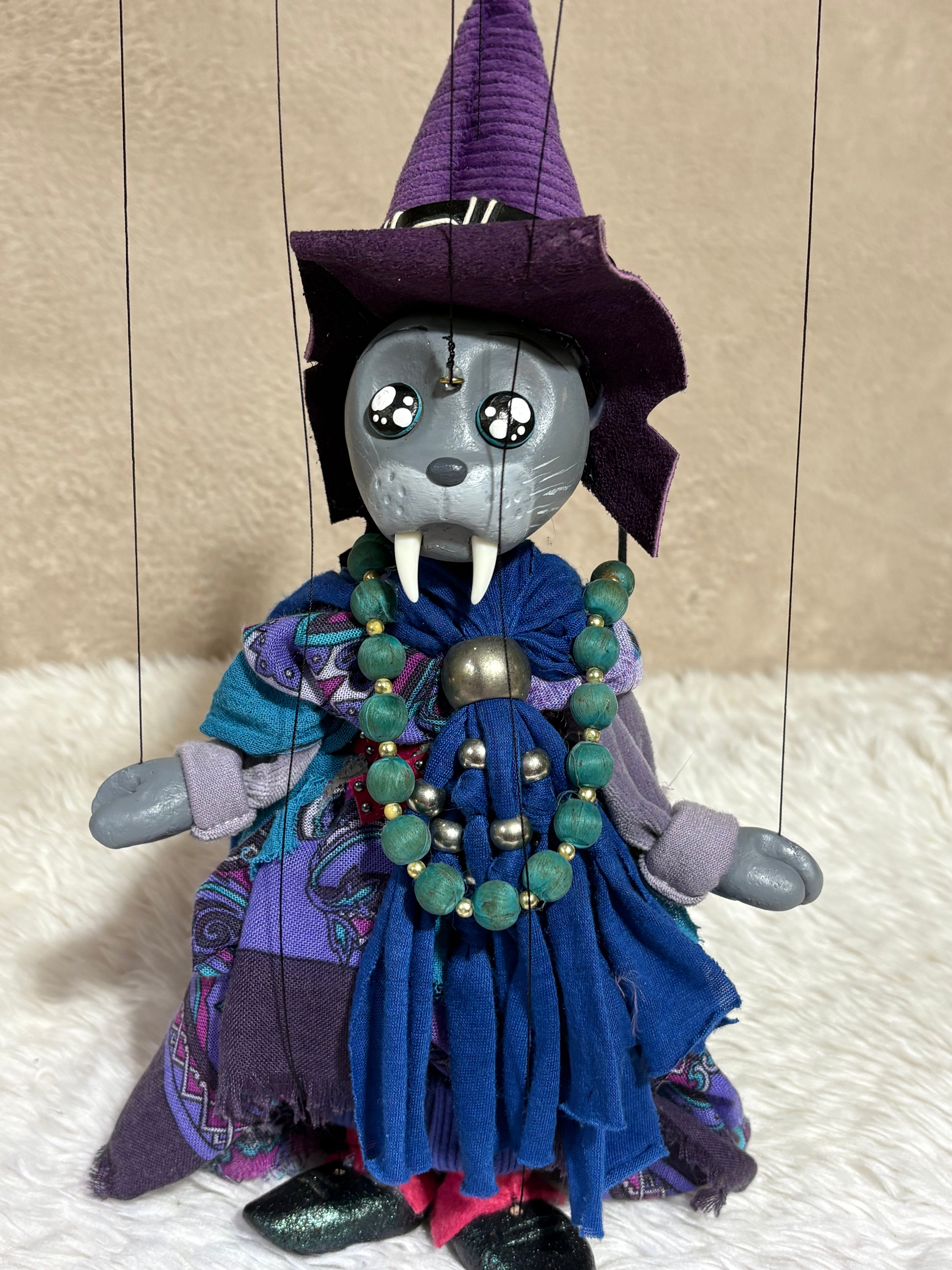 Wimbledean the Walrus Wizard : Anthro Marionette