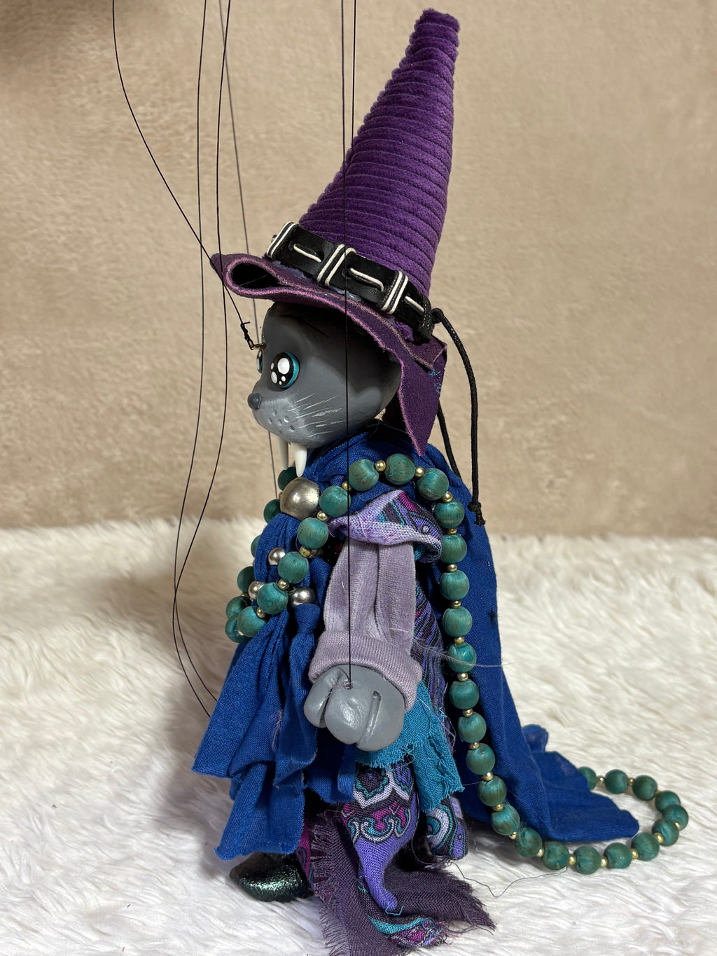 Wimbledean the Walrus Wizard : Anthro Marionette