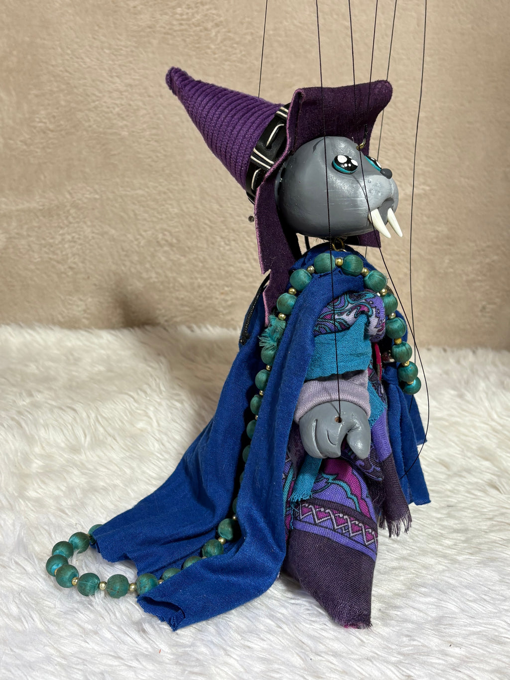 Wimbledean the Walrus Wizard : Anthro Marionette