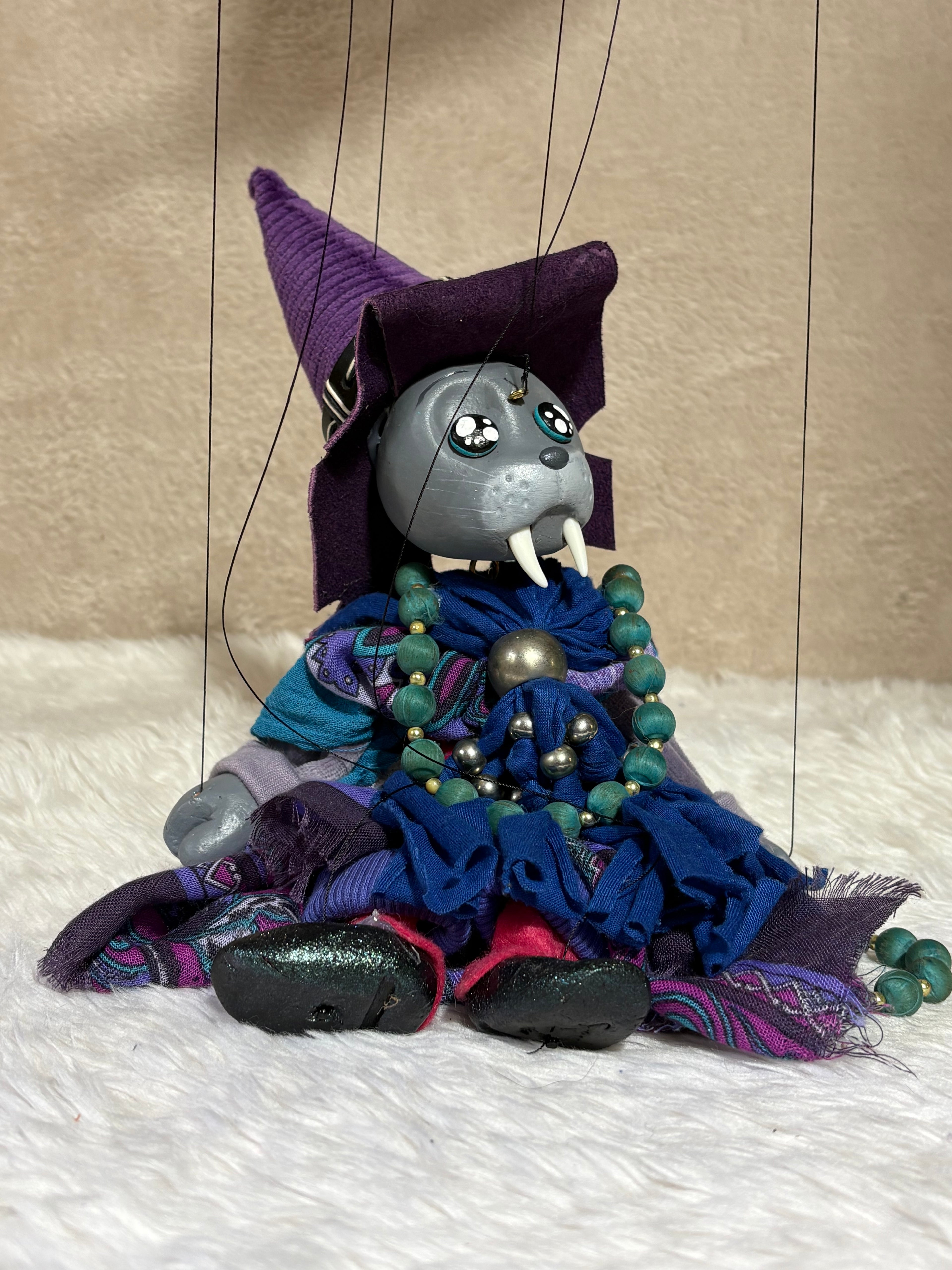Wimbledean the Walrus Wizard : Anthro Marionette