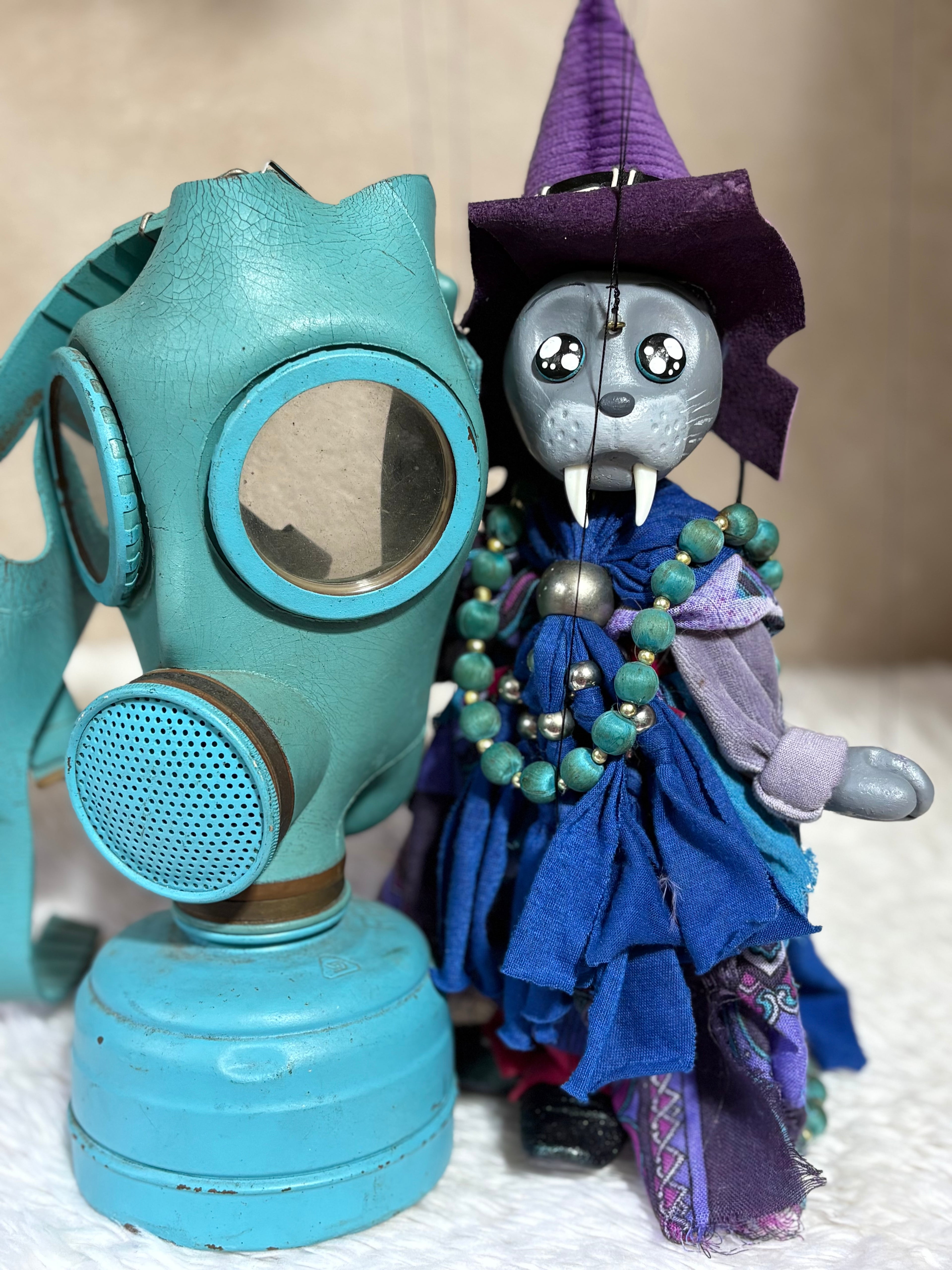 Wimbledean the Walrus Wizard : Anthro Marionette