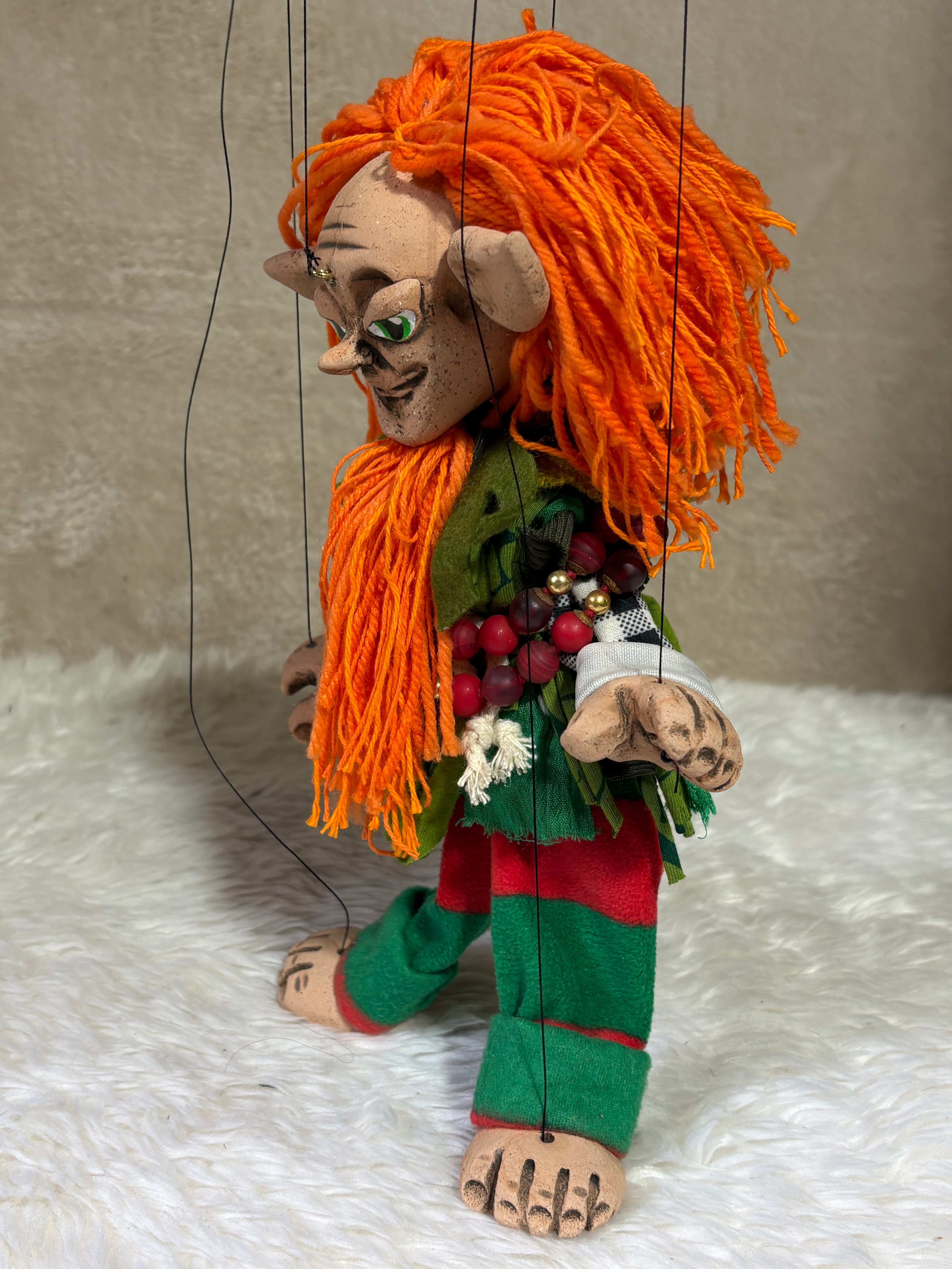 Fionn — Leprechaun Marionette Puppet