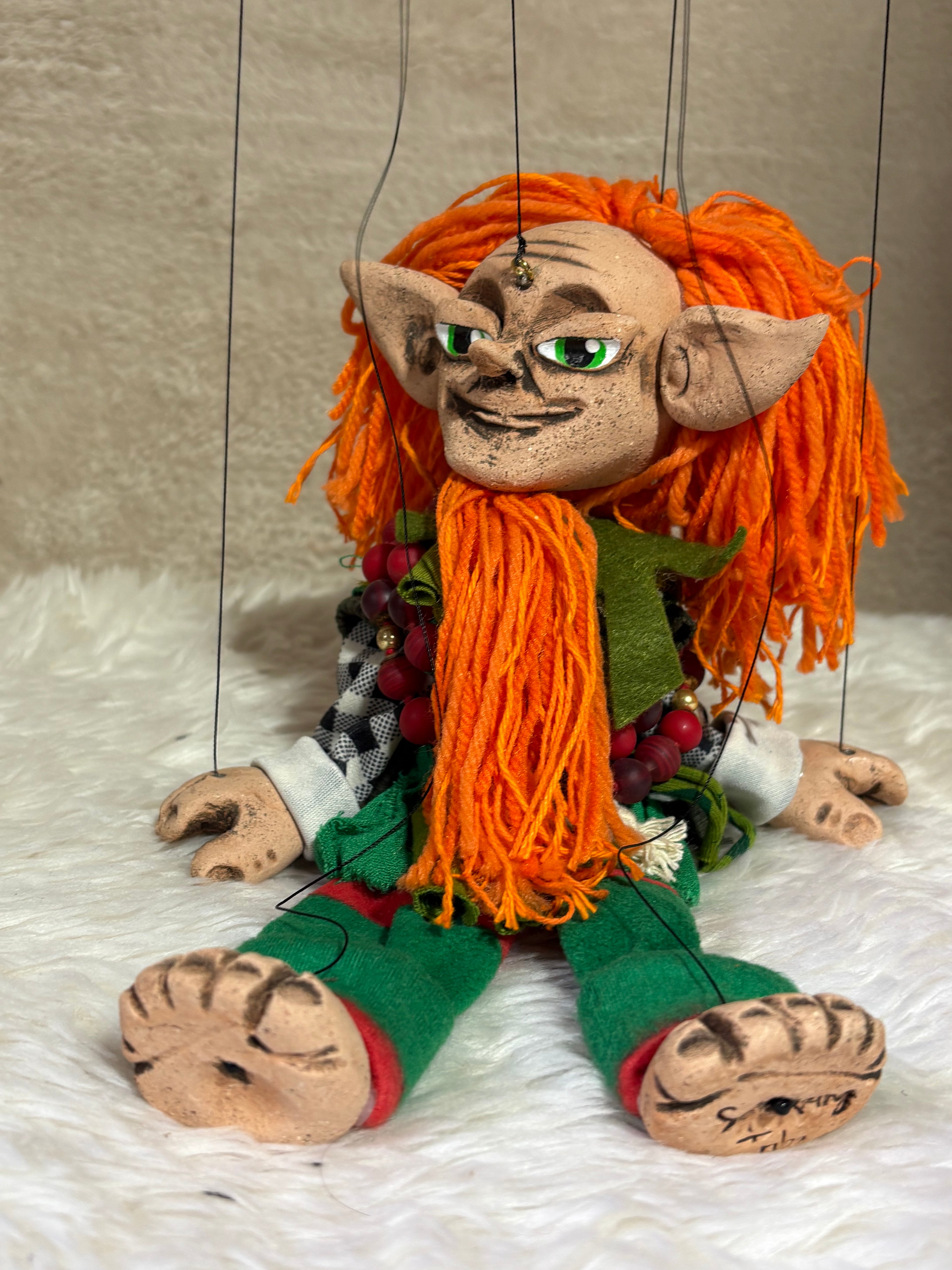 Fionn — Leprechaun Marionette Puppet