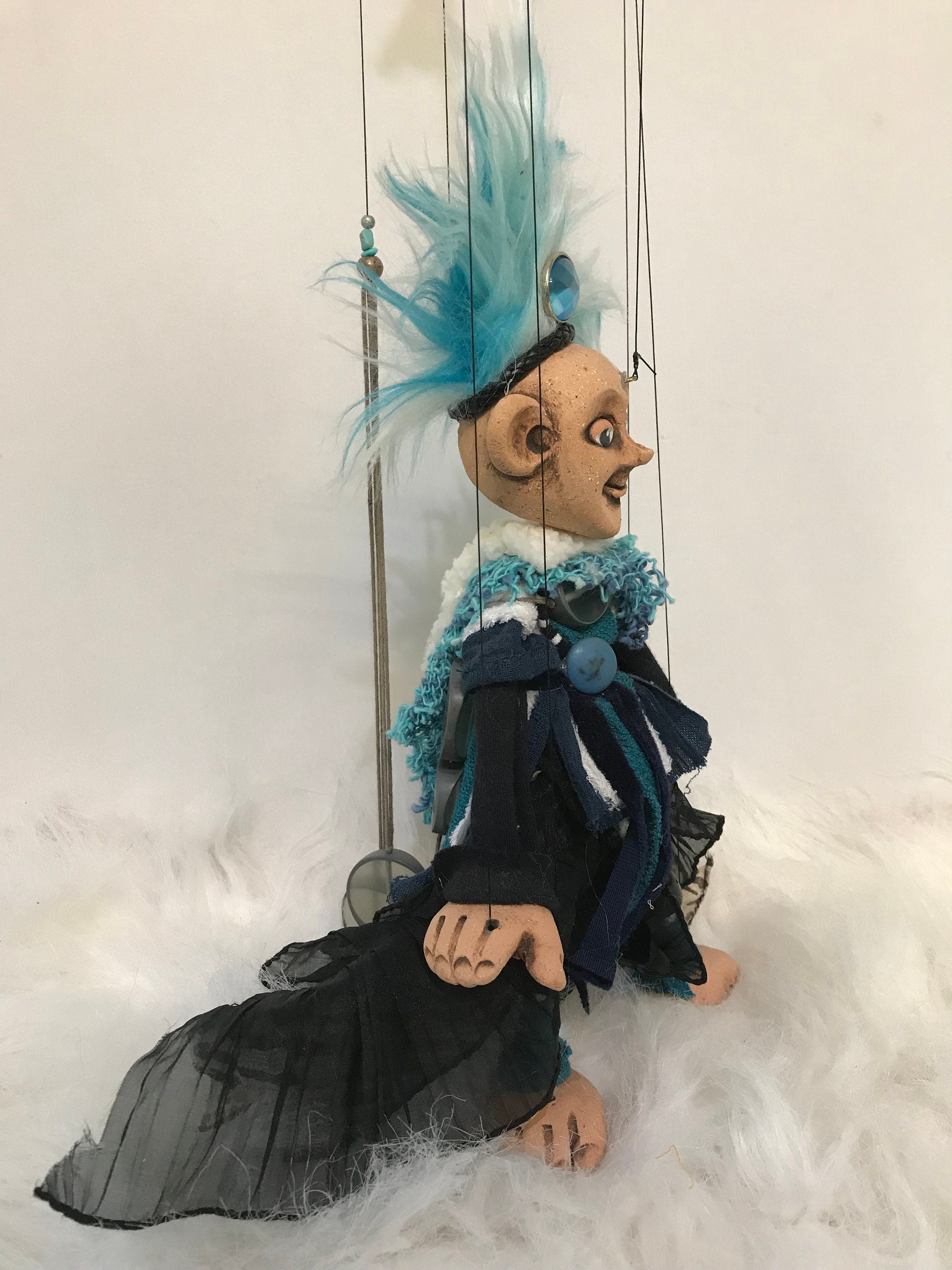 Blue Bell- Gothic Queen Marionette