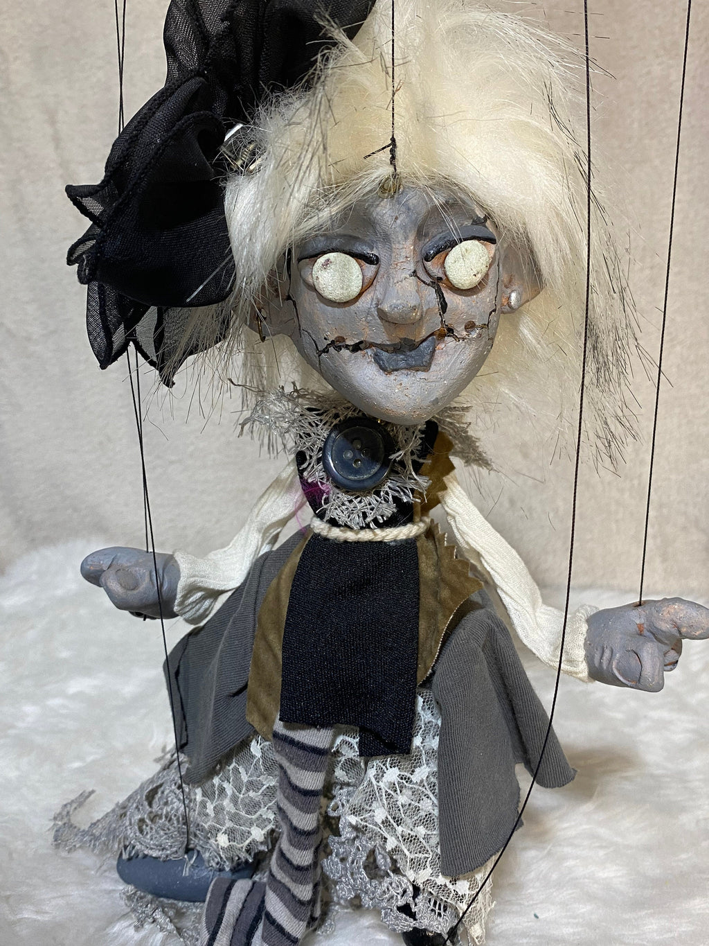 Undead Puppet The Stronjillies Undead Porcelain Doll Marionettes | Creepy Couple ...