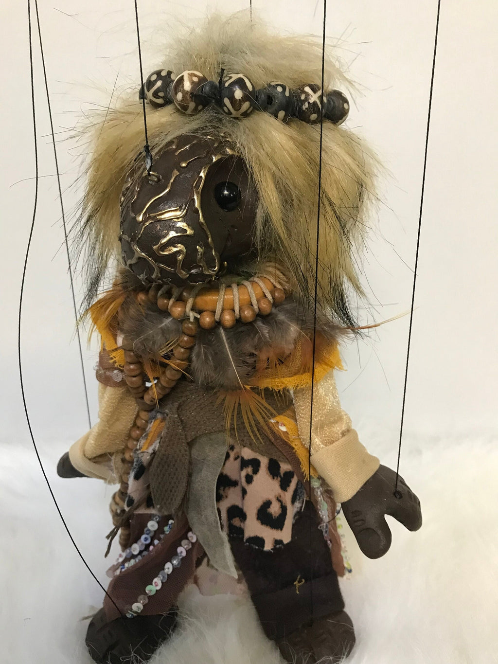 Qen - a Desert-dweller Oddling marionette