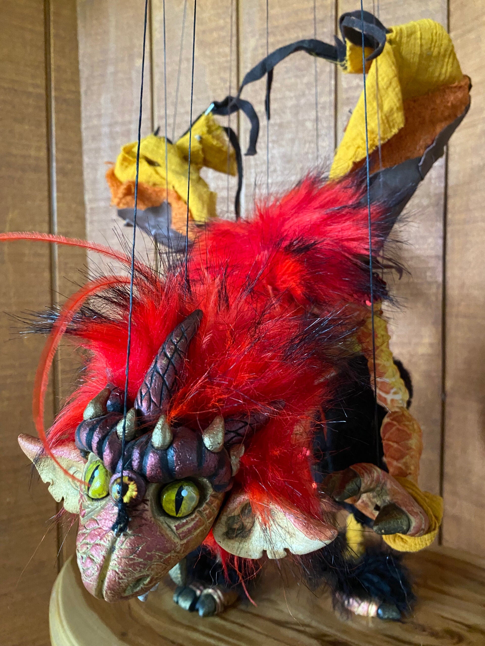 Zerafina, the Fire Dragon - Elemental Dragon Marionette