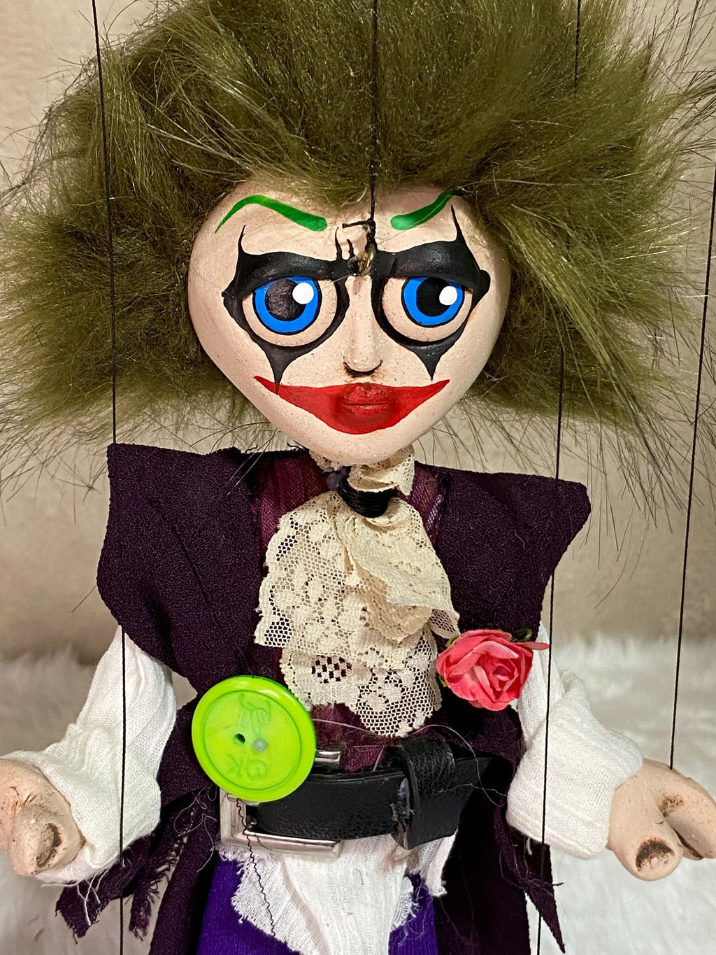 The Joker Doll: Cosplay Marionette Puppet