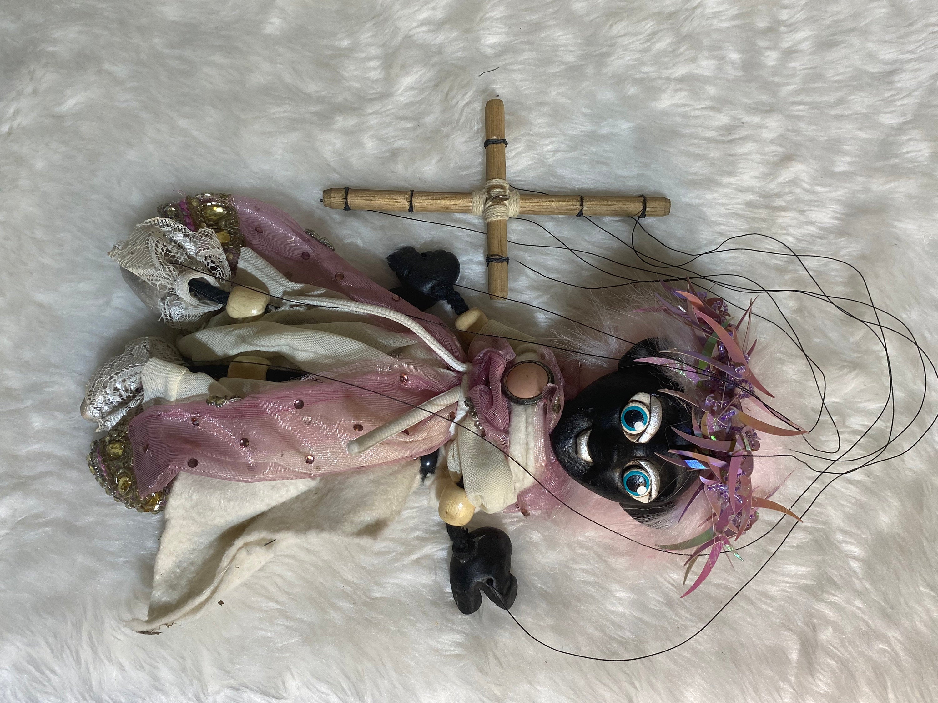 Carnation Noir - Nubian Princess Marionette